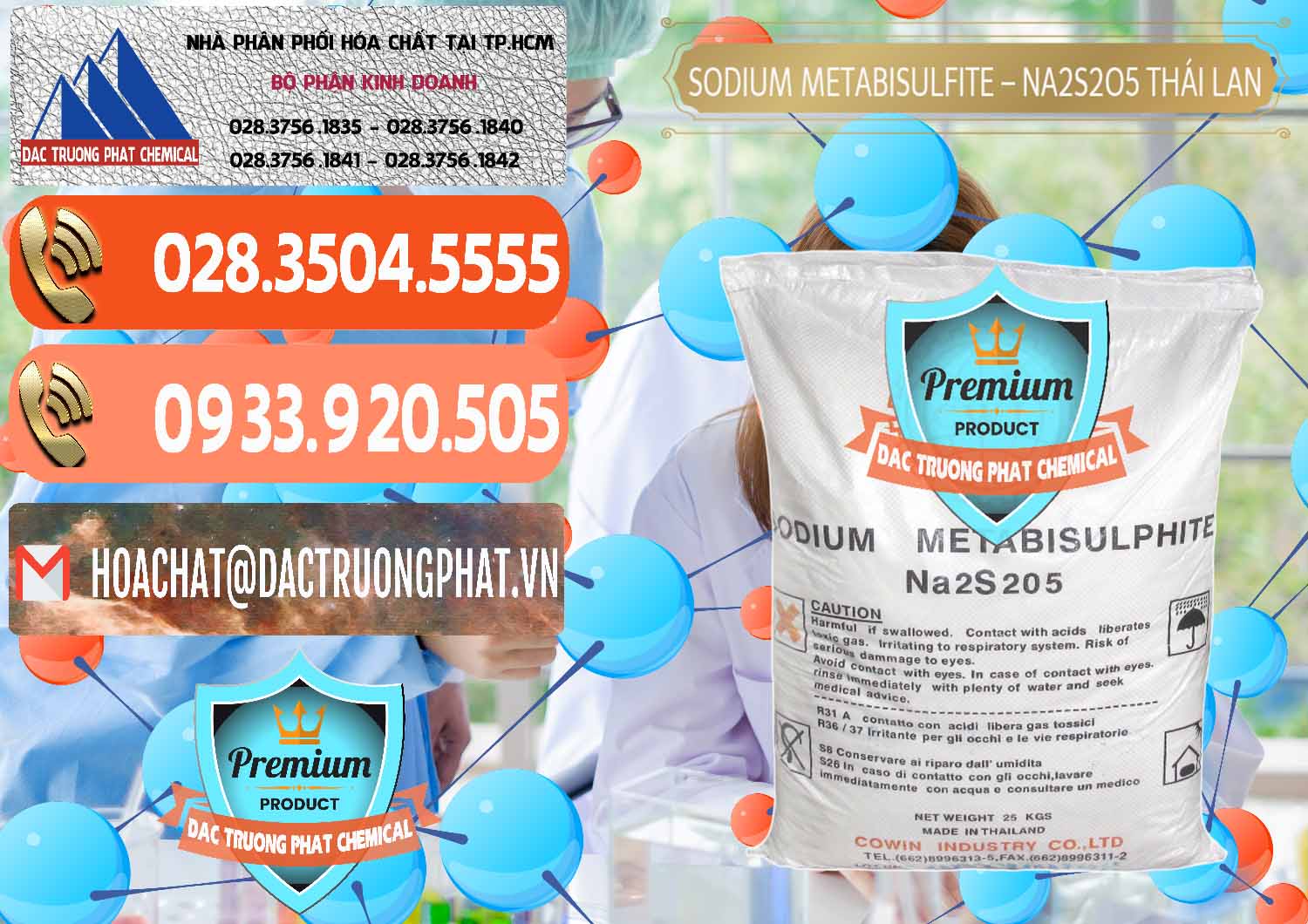 Công ty bán & cung ứng Sodium Metabisulfite - NA2S2O5 Thái Lan Cowin - 0145 - Công ty chuyên cung cấp - kinh doanh hóa chất tại TP.HCM - hoachatmientay.com