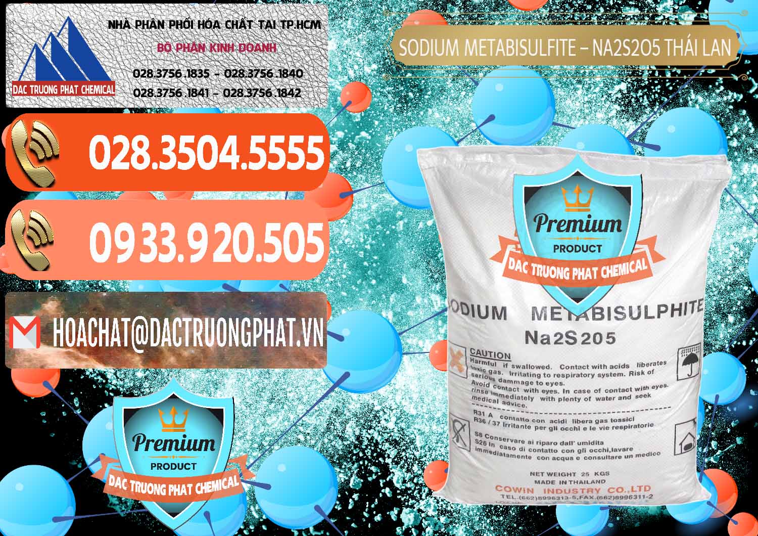Công ty bán & cung cấp Sodium Metabisulfite - NA2S2O5 Thái Lan Cowin - 0145 - Đơn vị kinh doanh - cung cấp hóa chất tại TP.HCM - hoachatmientay.com