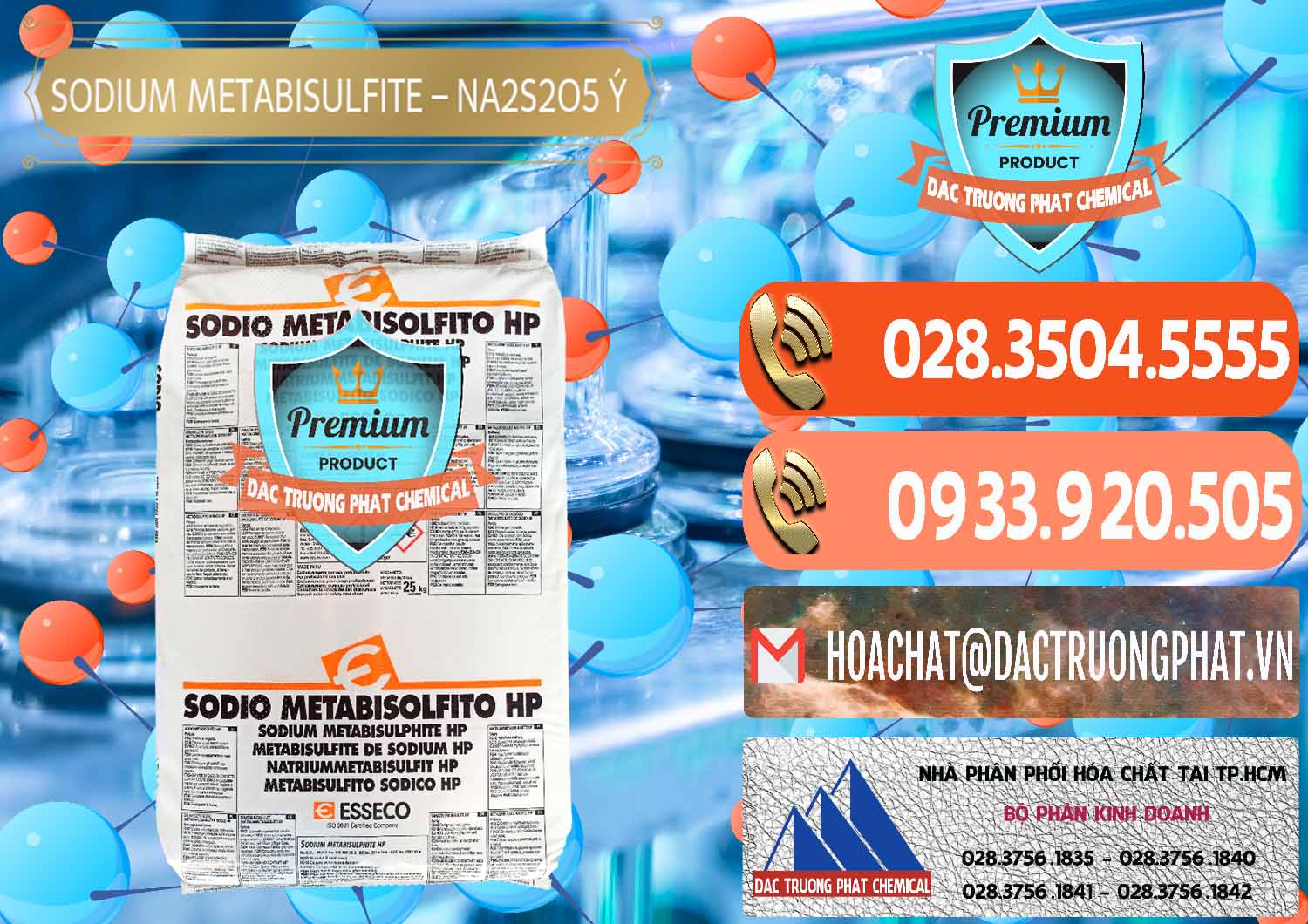 Đơn vị cung cấp và bán Sodium Metabisulfite - NA2S2O5 Food Grade Esseco Ý Italy - 0146 - Cung cấp ( phân phối ) hóa chất tại TP.HCM - hoachatmientay.com