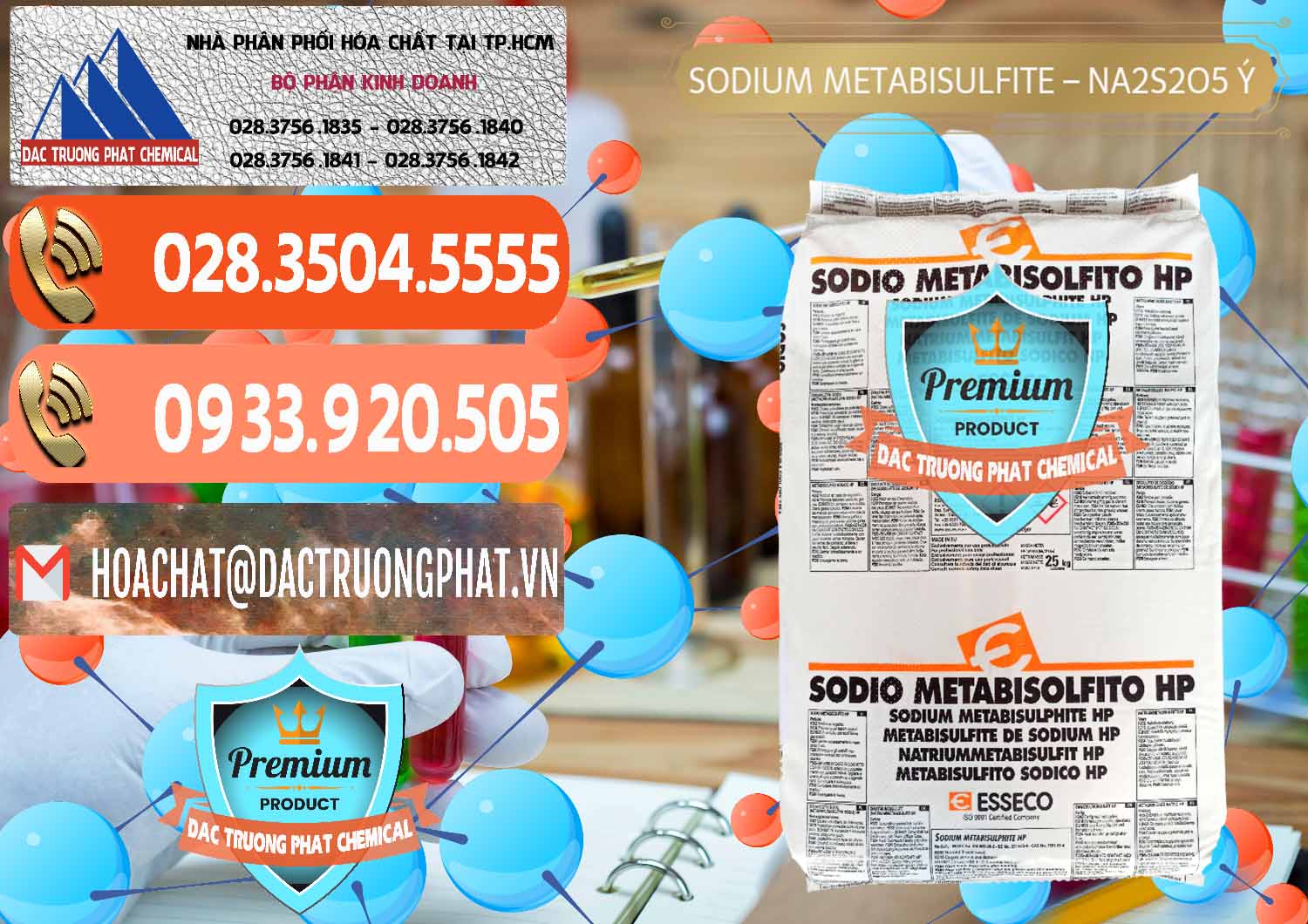 Công ty bán _ phân phối Sodium Metabisulfite - NA2S2O5 Food Grade Esseco Ý Italy - 0146 - Đơn vị bán - cung cấp hóa chất tại TP.HCM - hoachatmientay.com
