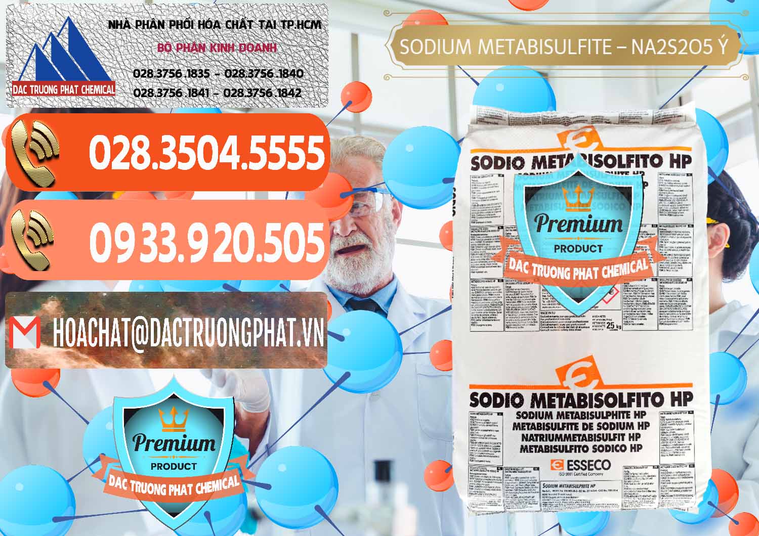 Kinh doanh - bán Sodium Metabisulfite - NA2S2O5 Food Grade Esseco Ý Italy - 0146 - Đơn vị nhập khẩu & cung cấp hóa chất tại TP.HCM - hoachatmientay.com