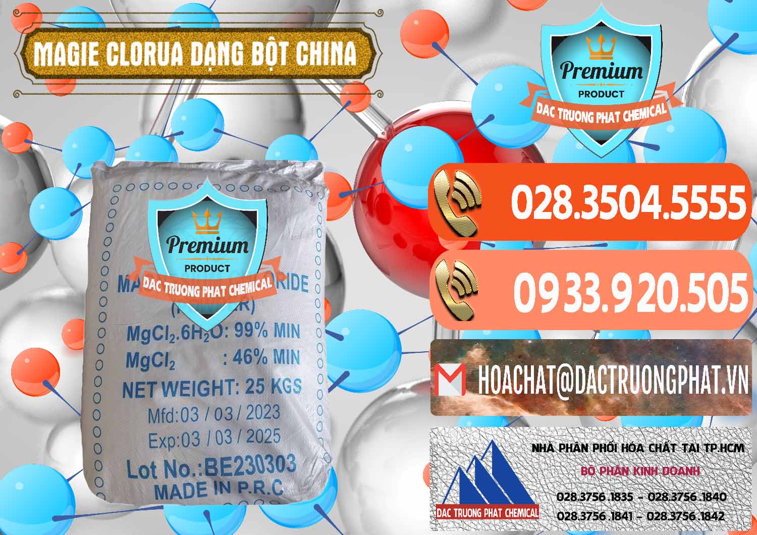 Chuyên kinh doanh & bán Magie Clorua – MGCL2 96% Dạng Bột Logo Kim Cương Trung Quốc China - 0387 - Cung ứng và phân phối hóa chất tại TP.HCM - hoachatmientay.com