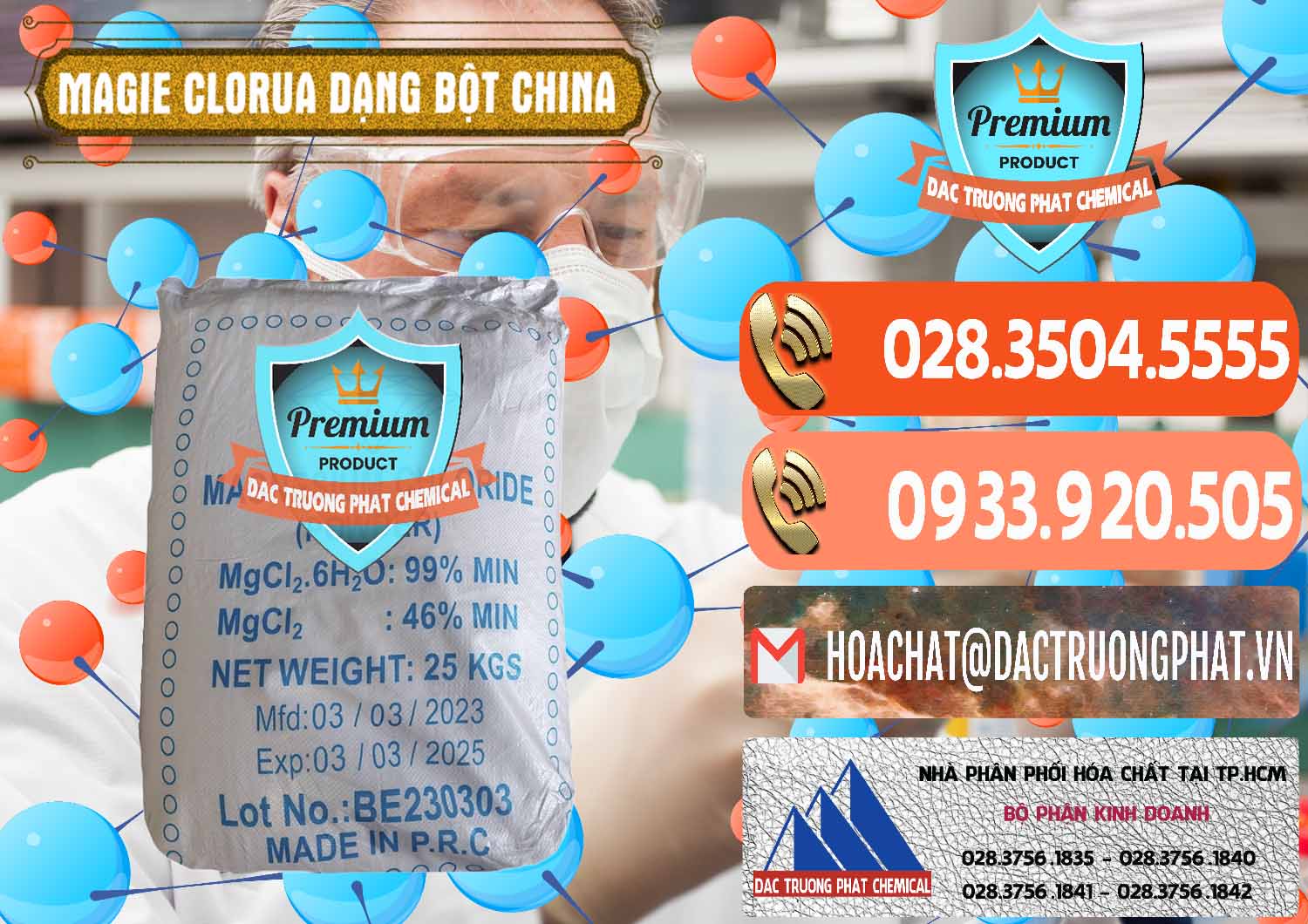 Đơn vị bán ( phân phối ) Magie Clorua – MGCL2 96% Dạng Bột Logo Kim Cương Trung Quốc China - 0387 - Nơi cung cấp và phân phối hóa chất tại TP.HCM - hoachatmientay.com