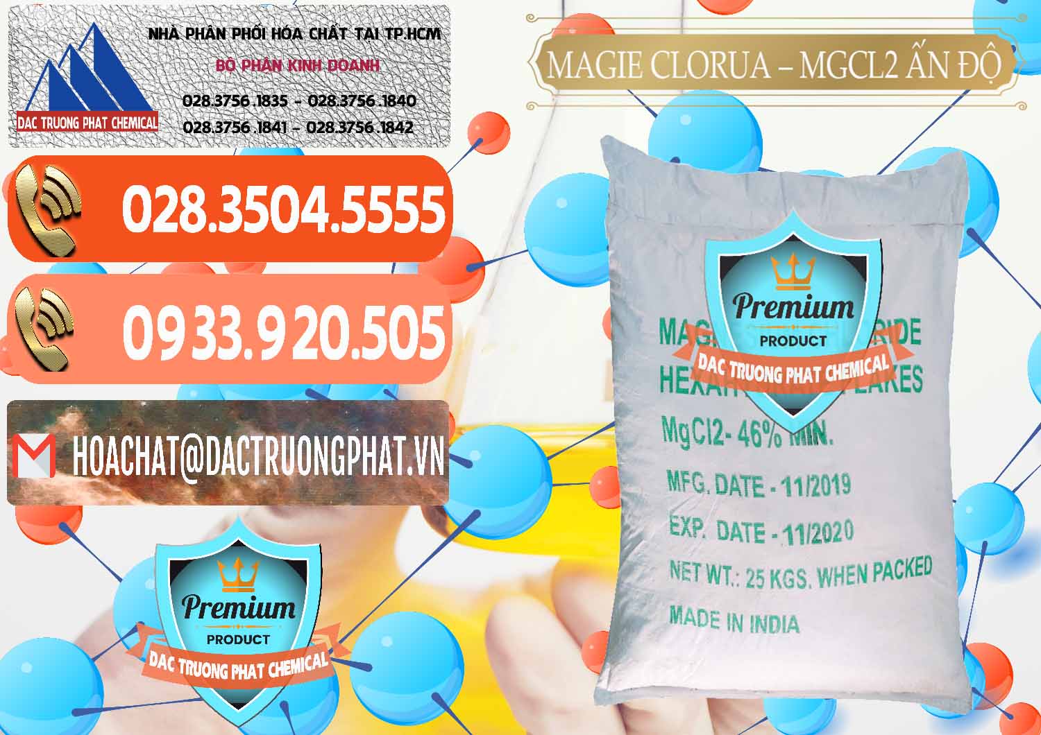 Nơi chuyên bán - cung ứng Magie Clorua – MGCL2 46% Dạng Vảy Ấn Độ India - 0092 - Chuyên cung cấp và phân phối hóa chất tại TP.HCM - hoachatmientay.com