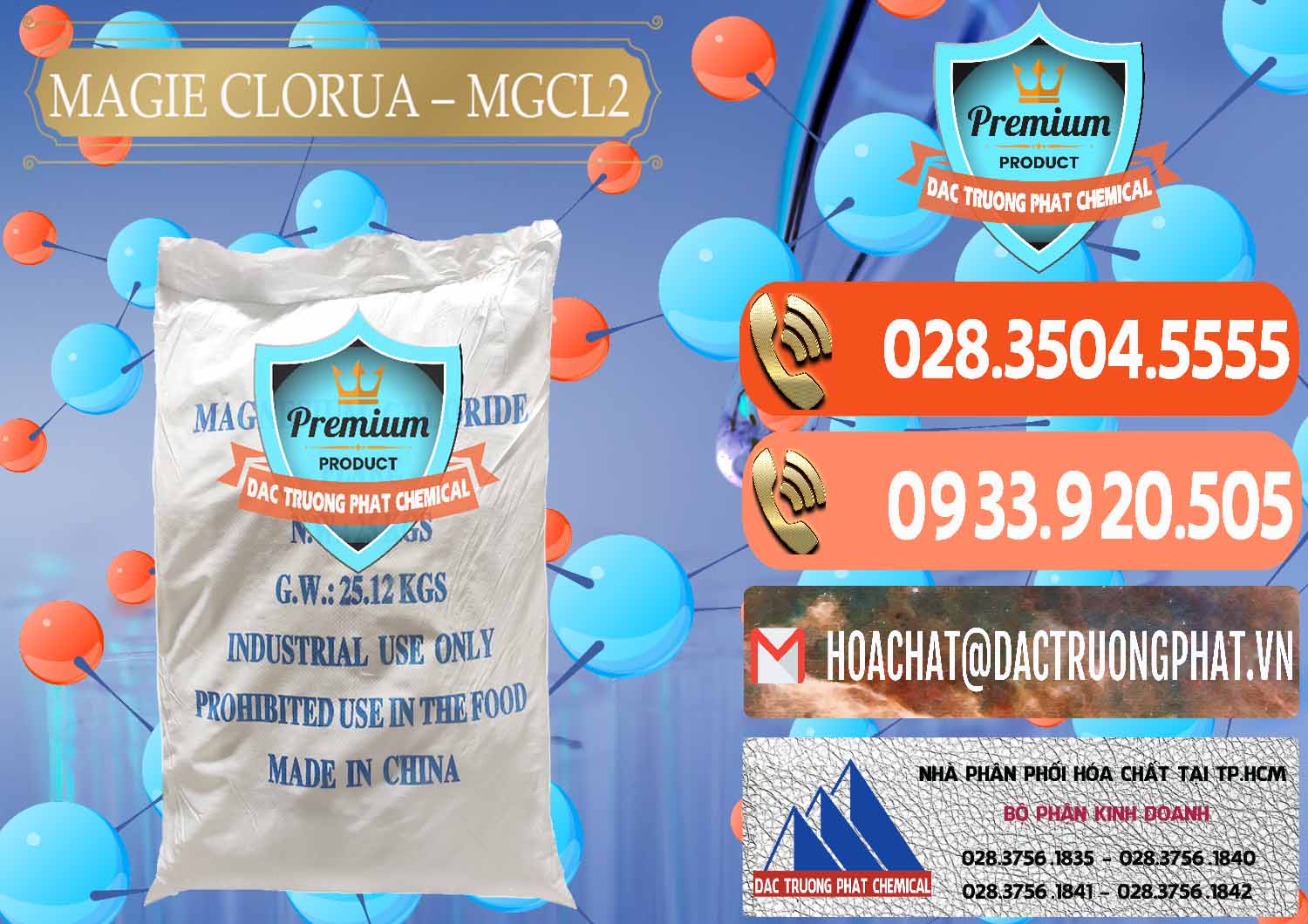 Chuyên phân phối - bán Magie Clorua – MGCL2 96% Dạng Vảy Trung Quốc China - 0091 - Nơi chuyên bán _ cung cấp hóa chất tại TP.HCM - hoachatmientay.com