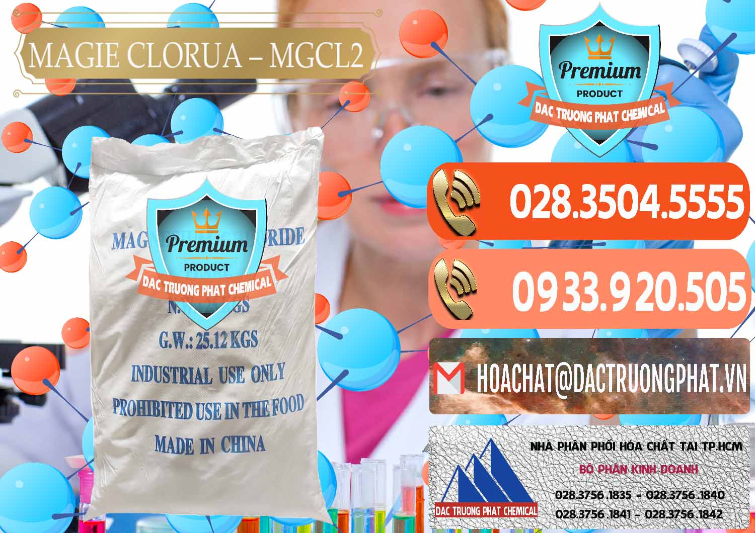 Đơn vị chuyên nhập khẩu và bán Magie Clorua – MGCL2 96% Dạng Vảy Trung Quốc China - 0091 - Đơn vị chuyên phân phối - nhập khẩu hóa chất tại TP.HCM - hoachatmientay.com