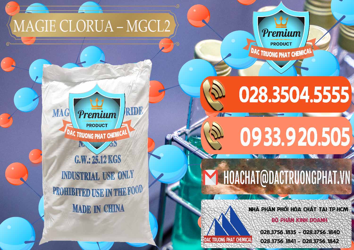 Nơi chuyên cung ứng _ bán Magie Clorua – MGCL2 96% Dạng Vảy Trung Quốc China - 0091 - Đơn vị chuyên cung cấp & nhập khẩu hóa chất tại TP.HCM - hoachatmientay.com