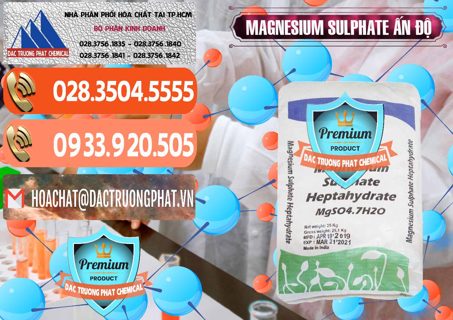 Chuyên bán ( cung cấp ) MGSO4.7H2O – Magnesium Sulphate Heptahydrate Ấn Độ India - 0362 - Cty chuyên kinh doanh - phân phối hóa chất tại TP.HCM - hoachatmientay.com