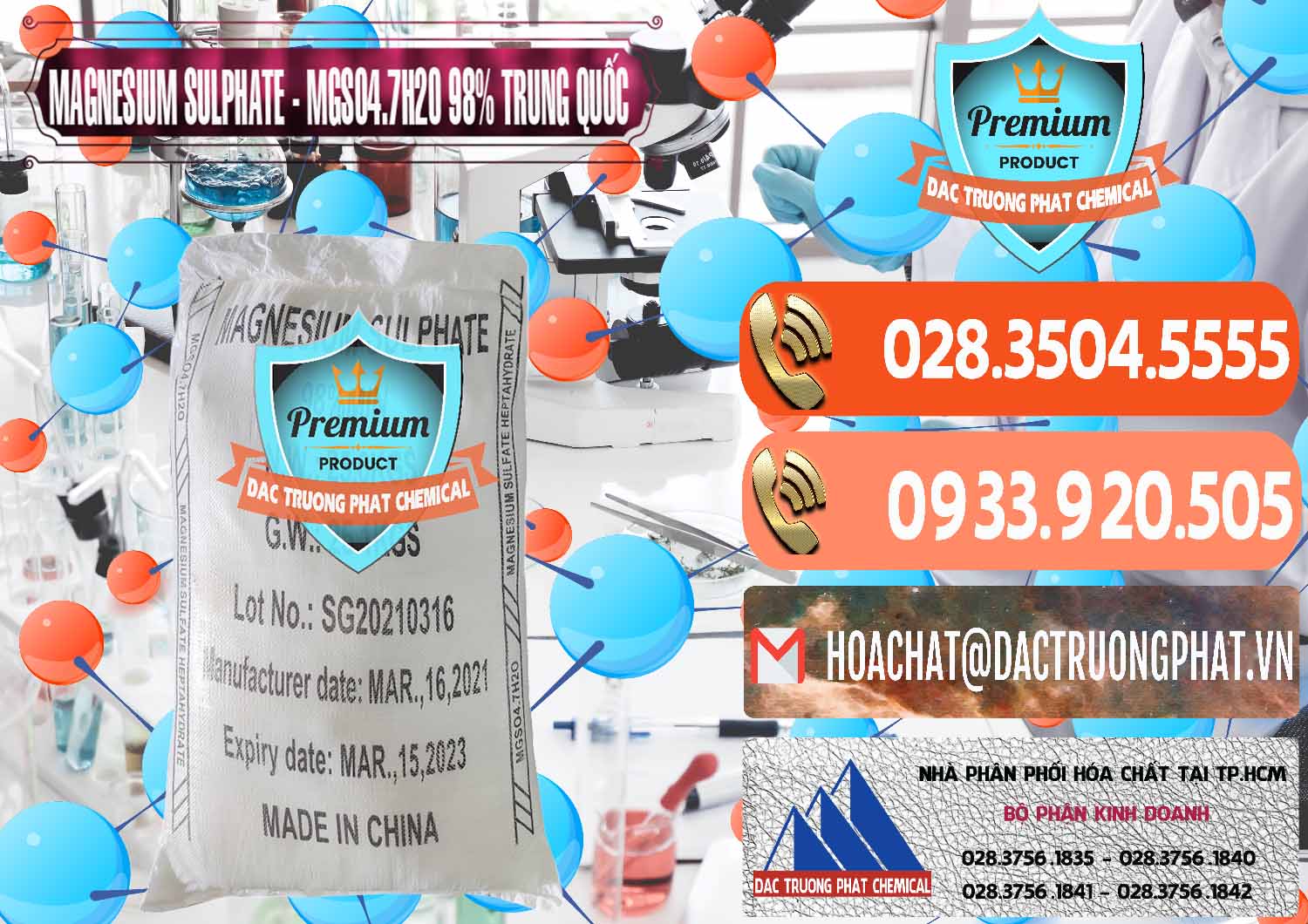 Cty chuyên bán ( cung cấp ) MGSO4.7H2O – Magnesium Sulphate 98% Trung Quốc China - 0229 - Nơi cung cấp và kinh doanh hóa chất tại TP.HCM - hoachatmientay.com