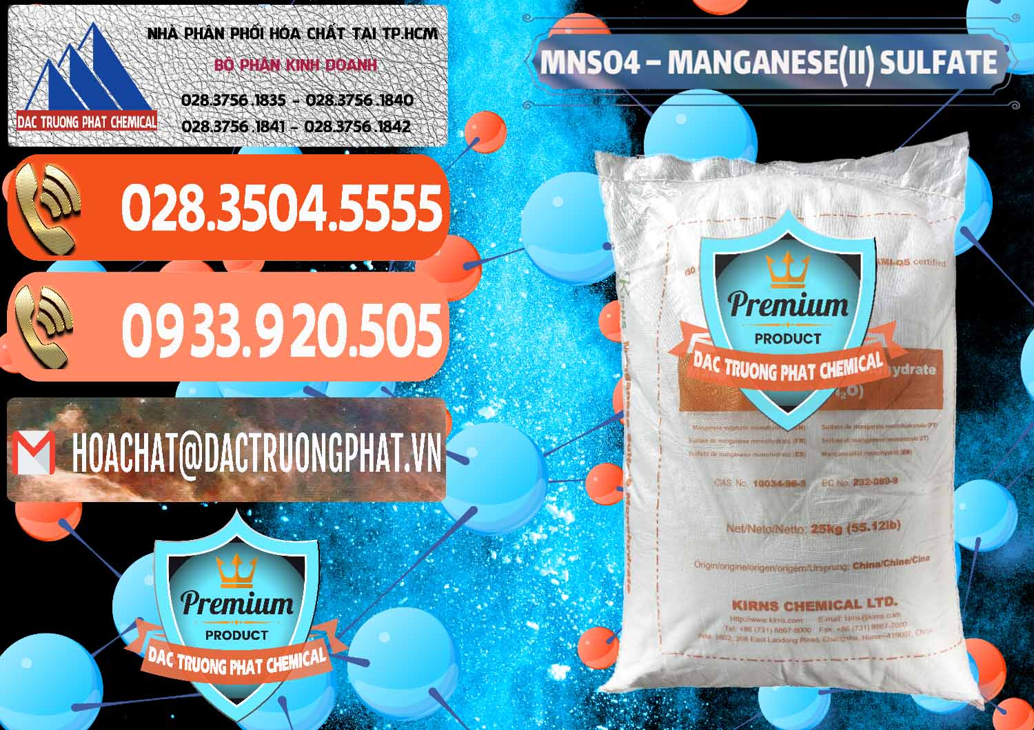 Công ty kinh doanh & bán MNSO4 – Manganese (II) Sulfate Kirns Trung Quốc China - 0095 - Cung cấp và nhập khẩu hóa chất tại TP.HCM - hoachatmientay.com