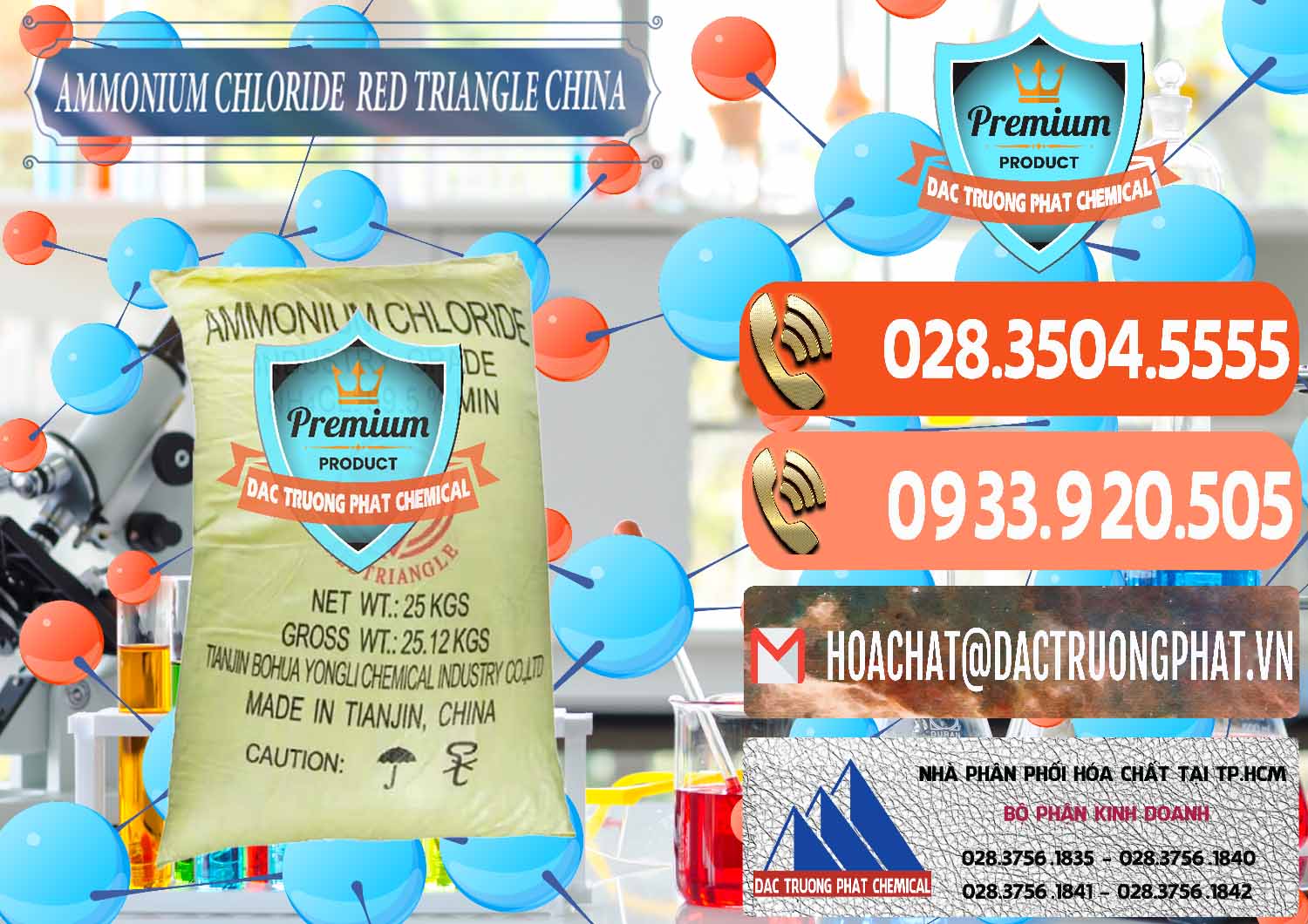 Đơn vị kinh doanh & bán Ammonium Chloride - Muối Lạnh NH4CL Red Triangle Trung Quốc China - 0377 - Cty nhập khẩu và cung cấp hóa chất tại TP.HCM - hoachatmientay.com
