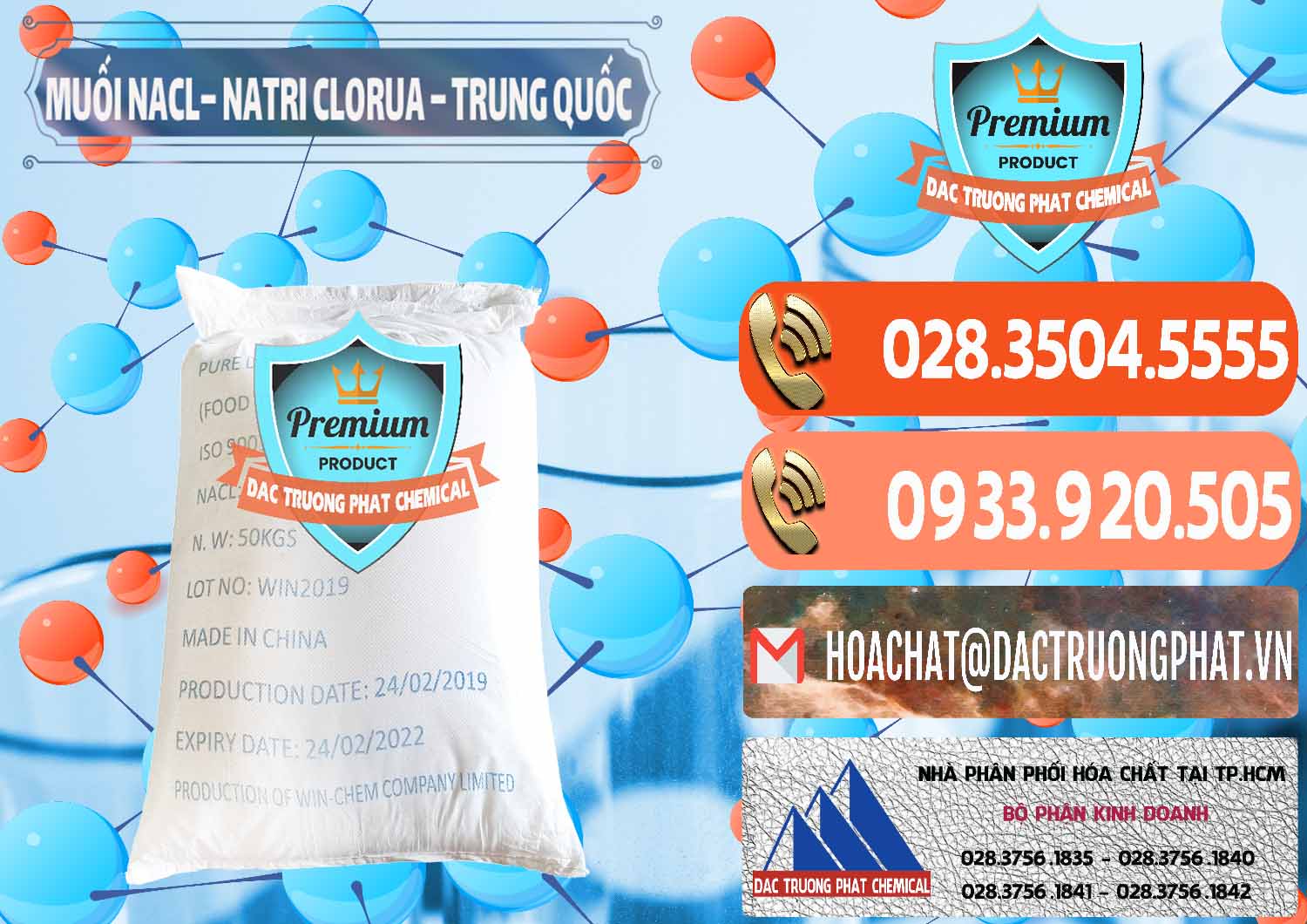 Chuyên bán và phân phối Muối NaCL – Sodium Chloride Trung Quốc China - 0097 - Nơi phân phối - cung cấp hóa chất tại TP.HCM - hoachatmientay.com