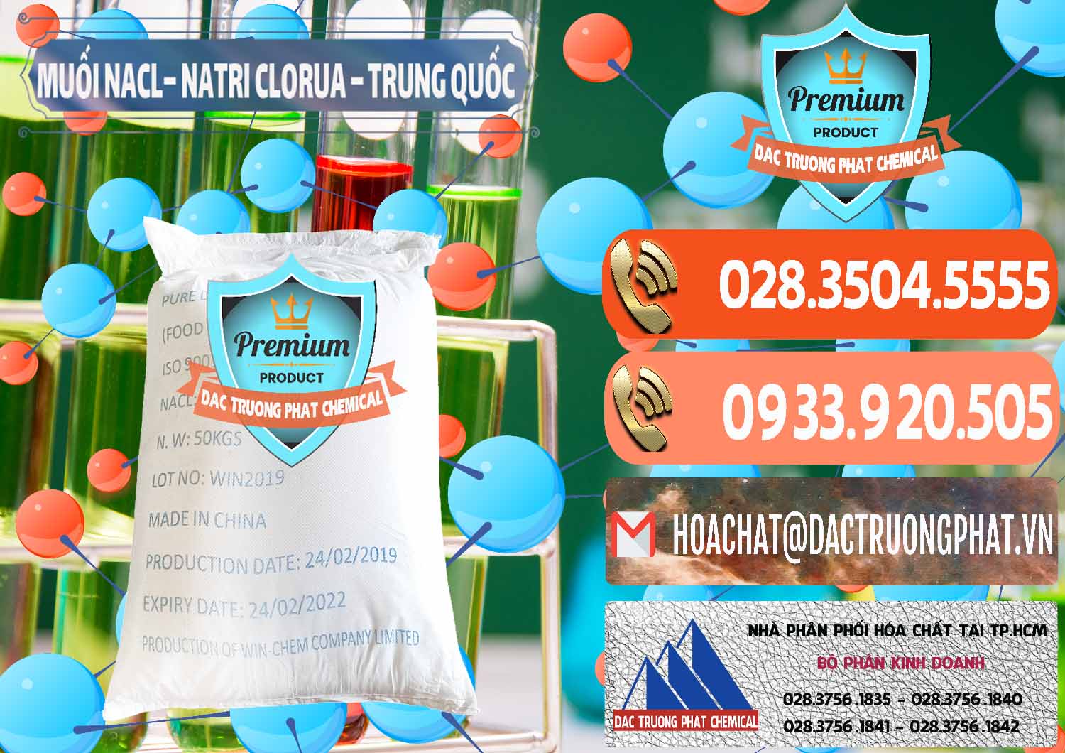 Công ty bán và cung cấp Muối NaCL – Sodium Chloride Trung Quốc China - 0097 - Đơn vị chuyên nhập khẩu ( cung cấp ) hóa chất tại TP.HCM - hoachatmientay.com