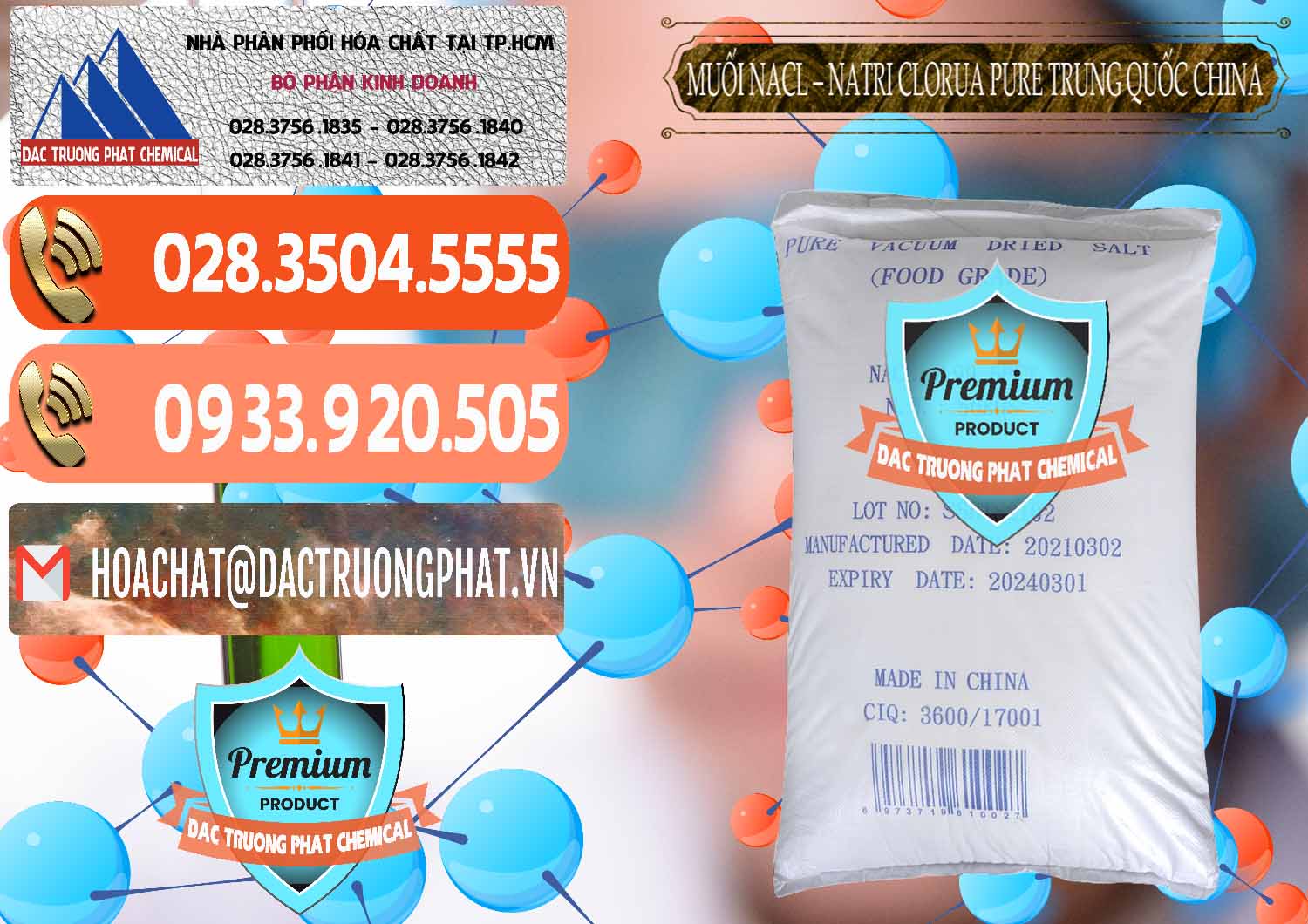 Nhập khẩu & bán Muối NaCL – Sodium Chloride Pure Trung Quốc China - 0230 - Công ty chuyên cung ứng _ phân phối hóa chất tại TP.HCM - hoachatmientay.com