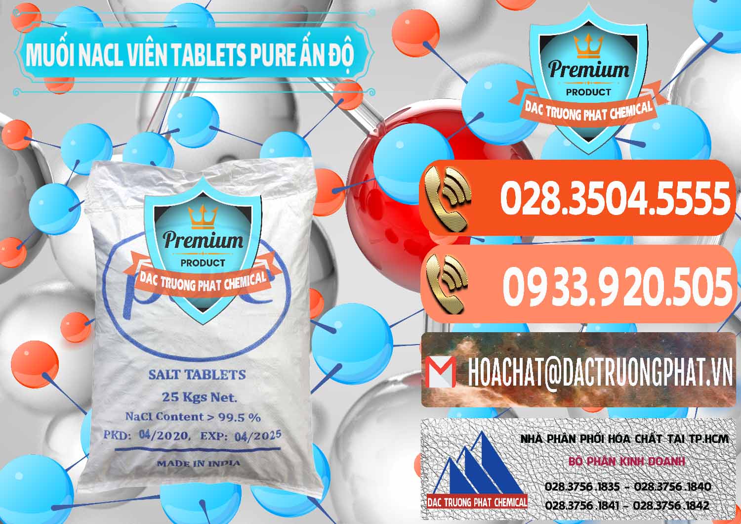 Cung cấp ( bán ) Muối NaCL – Sodium Chloride Dạng Viên Tablets Pure Ấn Độ India - 0294 - Công ty chuyên kinh doanh - cung cấp hóa chất tại TP.HCM - hoachatmientay.com