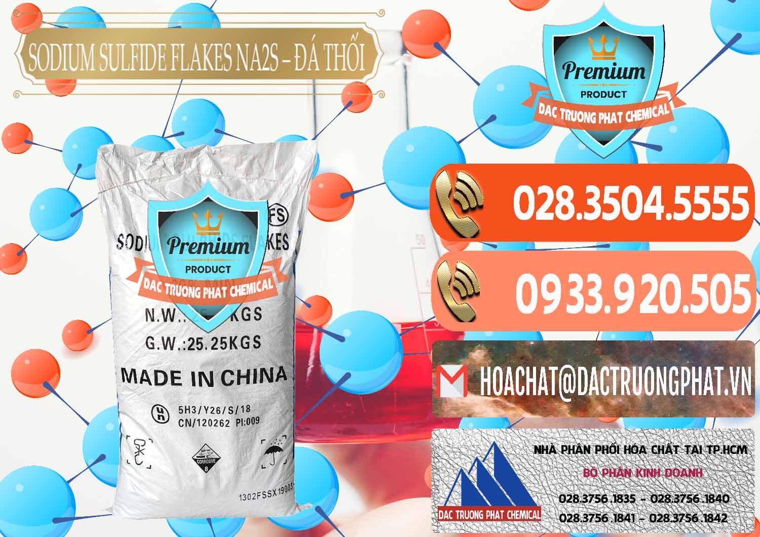 Công ty bán _ phân phối Sodium Sulfide Flakes NA2S – Đá Thối Đỏ Trung Quốc China - 0150 - Nhà nhập khẩu _ cung cấp hóa chất tại TP.HCM - hoachatmientay.com