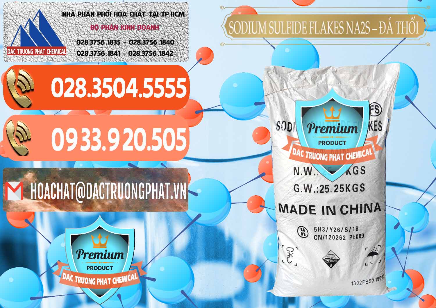 Chuyên cung cấp & bán Sodium Sulfide Flakes NA2S – Đá Thối Đỏ Trung Quốc China - 0150 - Đơn vị chuyên bán & phân phối hóa chất tại TP.HCM - hoachatmientay.com