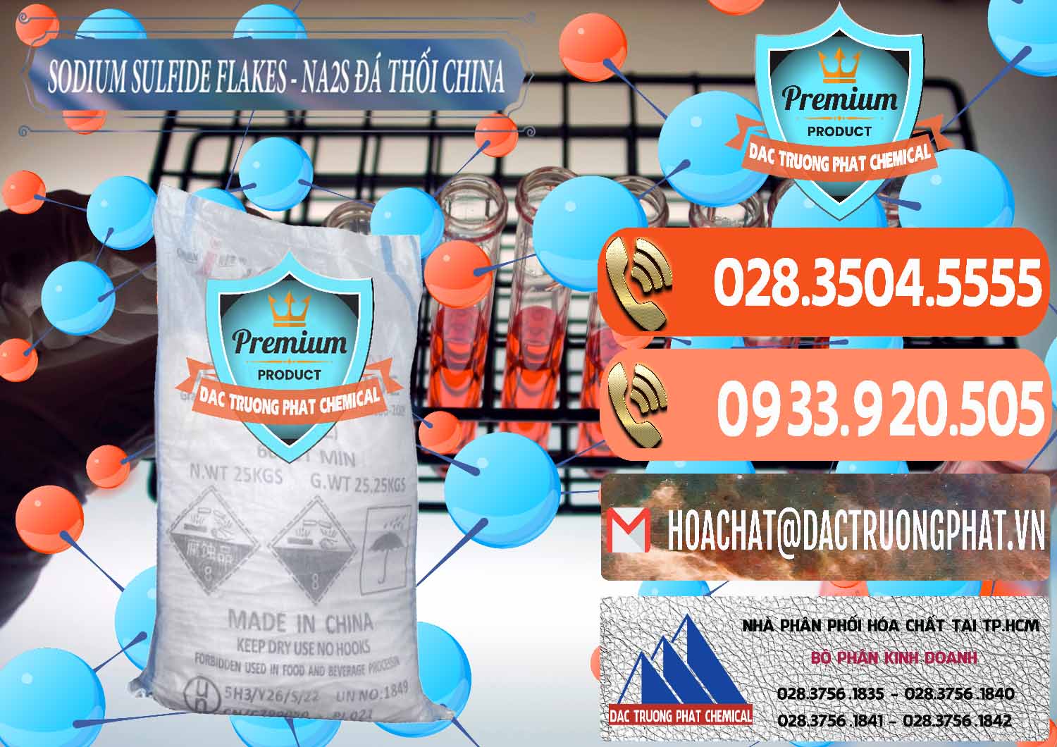 Cty cung cấp và bán Sodium Sulfide NA2S – Đá Thối Liyuan Trung Quốc China - 0385 - Chuyên nhập khẩu và phân phối hóa chất tại TP.HCM - hoachatmientay.com