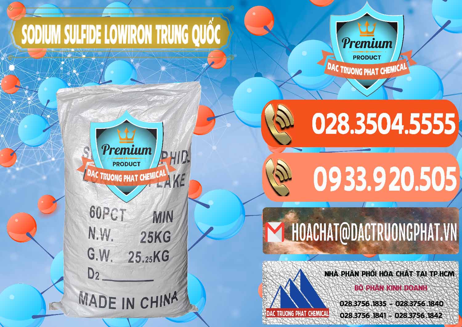 Nơi kinh doanh _ bán Sodium Sulfide NA2S – Đá Thối Lowiron Trung Quốc China - 0227 - Chuyên cung ứng & phân phối hóa chất tại TP.HCM - hoachatmientay.com