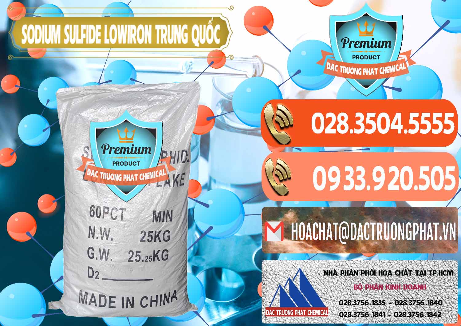 Đơn vị kinh doanh ( bán ) Sodium Sulfide NA2S – Đá Thối Lowiron Trung Quốc China - 0227 - Nơi phân phối - cung cấp hóa chất tại TP.HCM - hoachatmientay.com