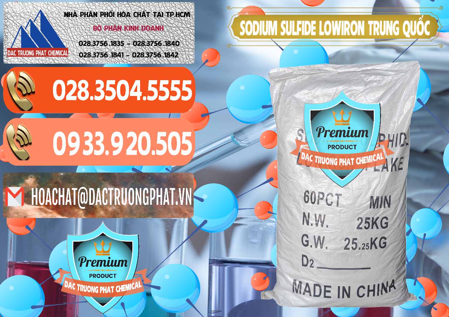 Nơi chuyên bán & cung cấp Sodium Sulfide NA2S – Đá Thối Lowiron Trung Quốc China - 0227 - Cung cấp - phân phối hóa chất tại TP.HCM - hoachatmientay.com