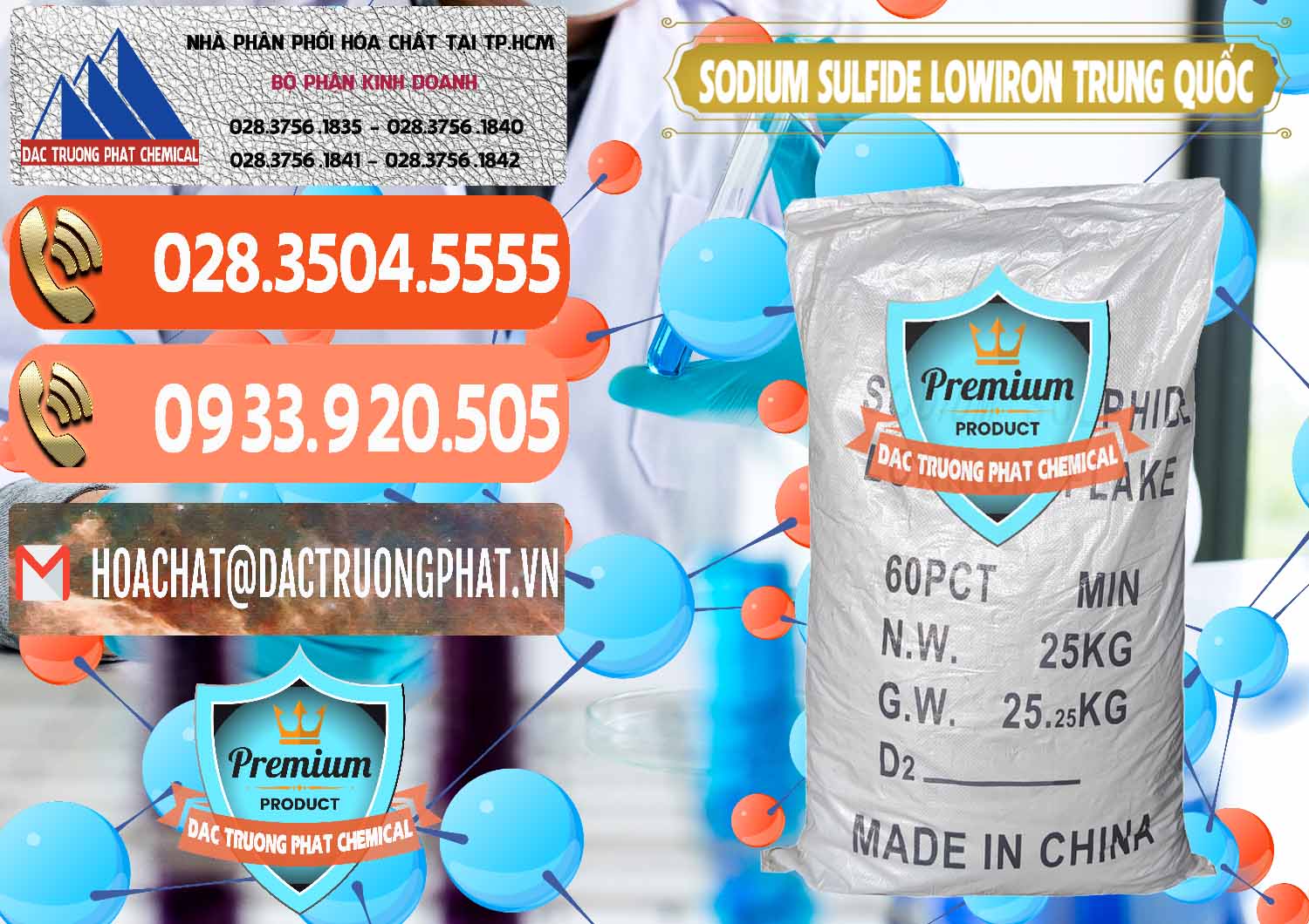 Nơi bán _ cung ứng Sodium Sulfide NA2S – Đá Thối Lowiron Trung Quốc China - 0227 - Công ty chuyên bán & phân phối hóa chất tại TP.HCM - hoachatmientay.com