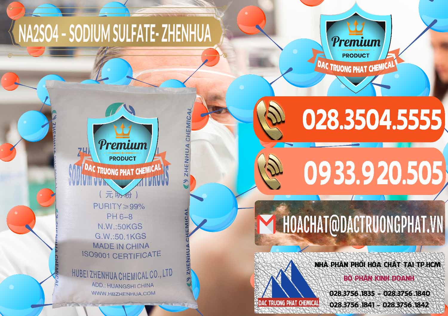 Chuyên bán và cung ứng Sodium Sulphate - Muối Sunfat Na2SO4 Zhenhua Trung Quốc China - 0101 - Cung ứng và phân phối hóa chất tại TP.HCM - hoachatmientay.com