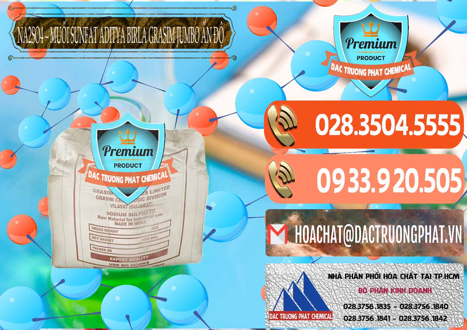 Cty cung ứng & bán Sodium Sulphate - Muối Sunfat Na2SO4 Jumbo Bành Aditya Birla Grasim Ấn Độ India - 0357 - Nơi cung cấp _ nhập khẩu hóa chất tại TP.HCM - hoachatmientay.com
