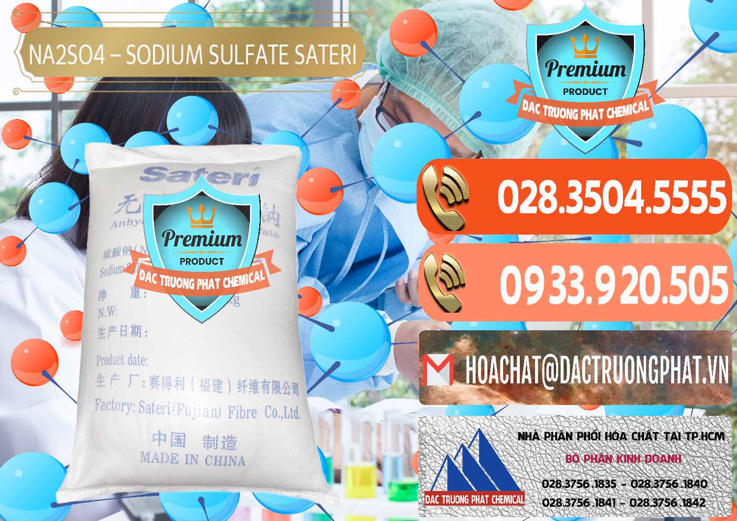 Nhà nhập khẩu & bán Sodium Sulphate - Muối Sunfat Na2SO4 Sateri Trung Quốc China - 0100 - Cty cung cấp - kinh doanh hóa chất tại TP.HCM - hoachatmientay.com