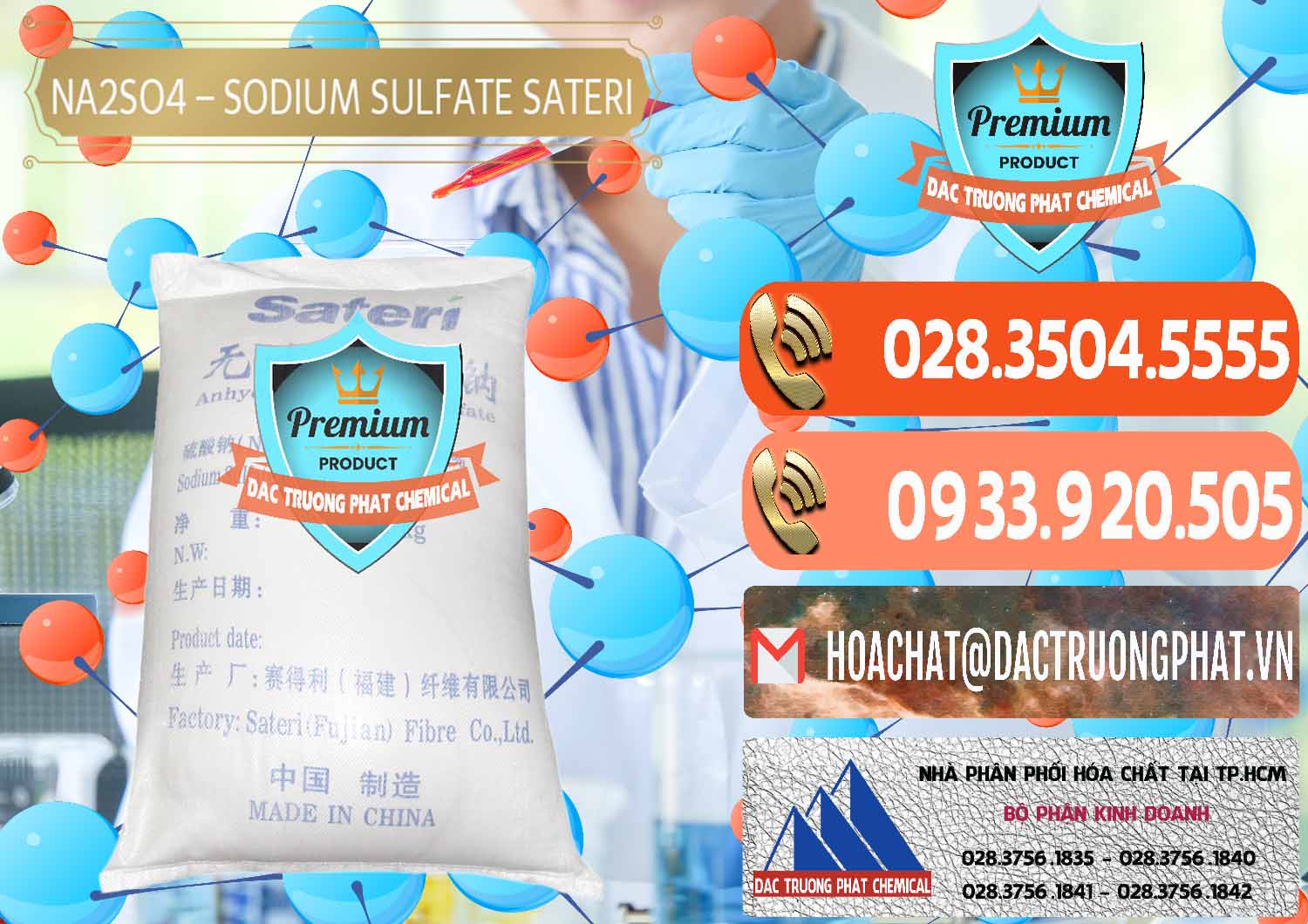 Sodium Sulphate - Muối Sunfat Na2SO4 Sateri Trung Quốc China Cty cung cấp ( bán ) Sodium Sulphate - Muối Sunfat Na2SO4 Sateri Trung Quốc China - 0100 - Nơi nhập khẩu & phân phối hóa chất tại TP.HCM - hoachatmientay.com