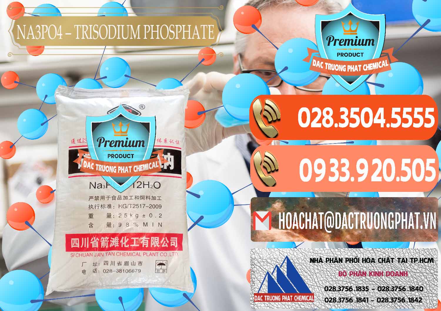 Công ty chuyên bán - cung cấp Na3PO4 – Trisodium Phosphate Trung Quốc China JT - 0102 - Nơi phân phối _ cung cấp hóa chất tại TP.HCM - hoachatmientay.com