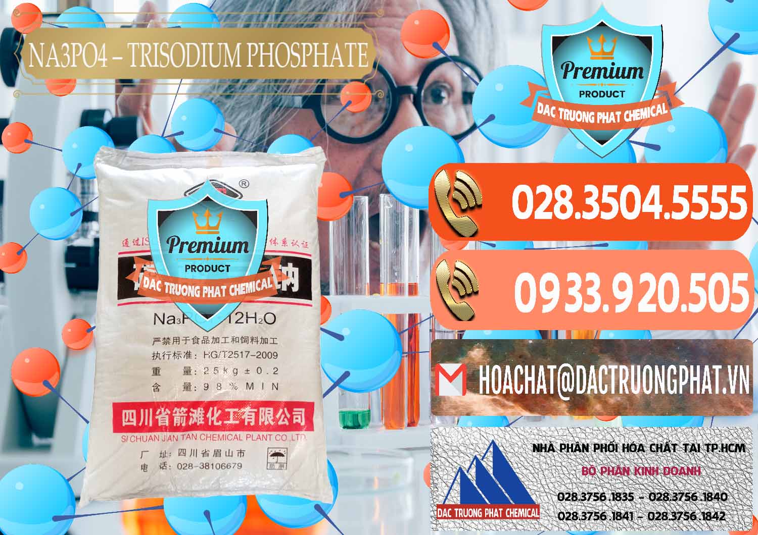 Công ty bán & cung ứng Na3PO4 – Trisodium Phosphate Trung Quốc China JT - 0102 - Nơi phân phối _ cung cấp hóa chất tại TP.HCM - hoachatmientay.com