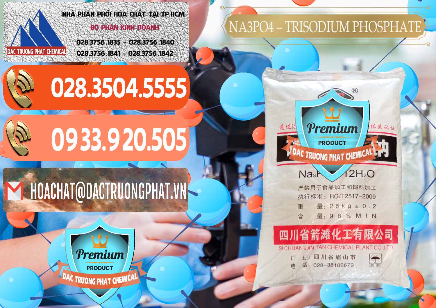 Chuyên bán ( phân phối ) Na3PO4 – Trisodium Phosphate Trung Quốc China JT - 0102 - Chuyên nhập khẩu _ cung cấp hóa chất tại TP.HCM - hoachatmientay.com