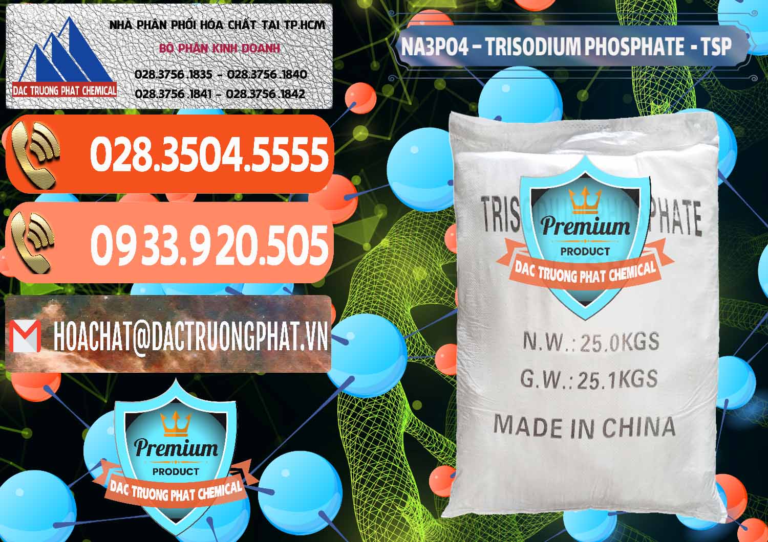 Nơi cung cấp - bán Na3PO4 – Trisodium Phosphate Trung Quốc China TSP - 0103 - Đơn vị cung cấp và nhập khẩu hóa chất tại TP.HCM - hoachatmientay.com