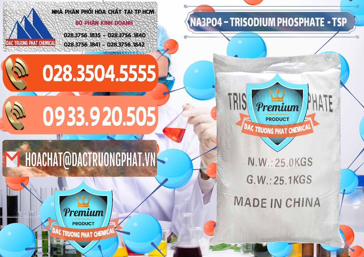 Nơi chuyên nhập khẩu _ bán Na3PO4 – Trisodium Phosphate Trung Quốc China TSP - 0103 - Cty phân phối - bán hóa chất tại TP.HCM - hoachatmientay.com