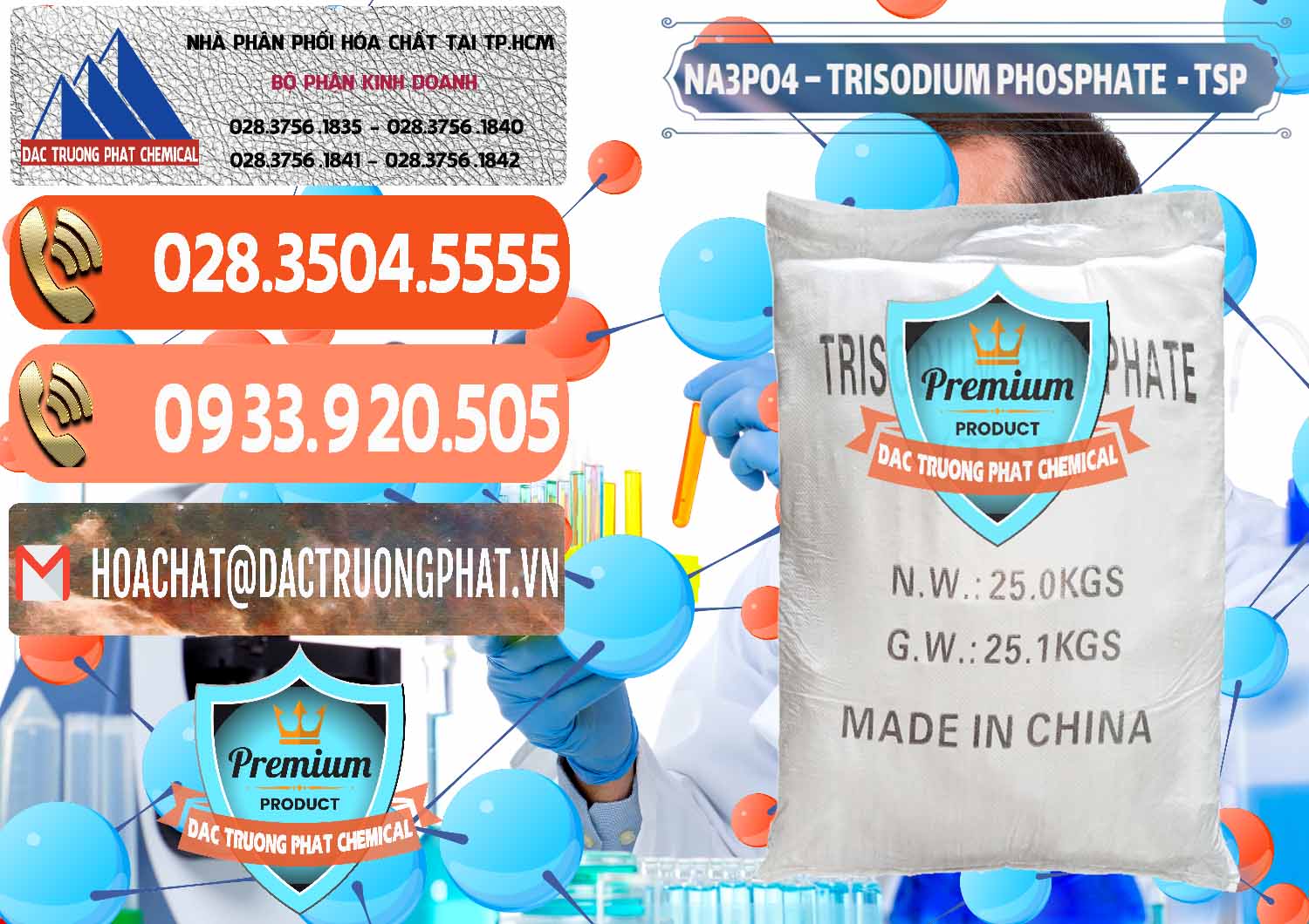 Nơi chuyên cung ứng - bán Na3PO4 – Trisodium Phosphate Trung Quốc China TSP - 0103 - Nơi chuyên kinh doanh - cung cấp hóa chất tại TP.HCM - hoachatmientay.com