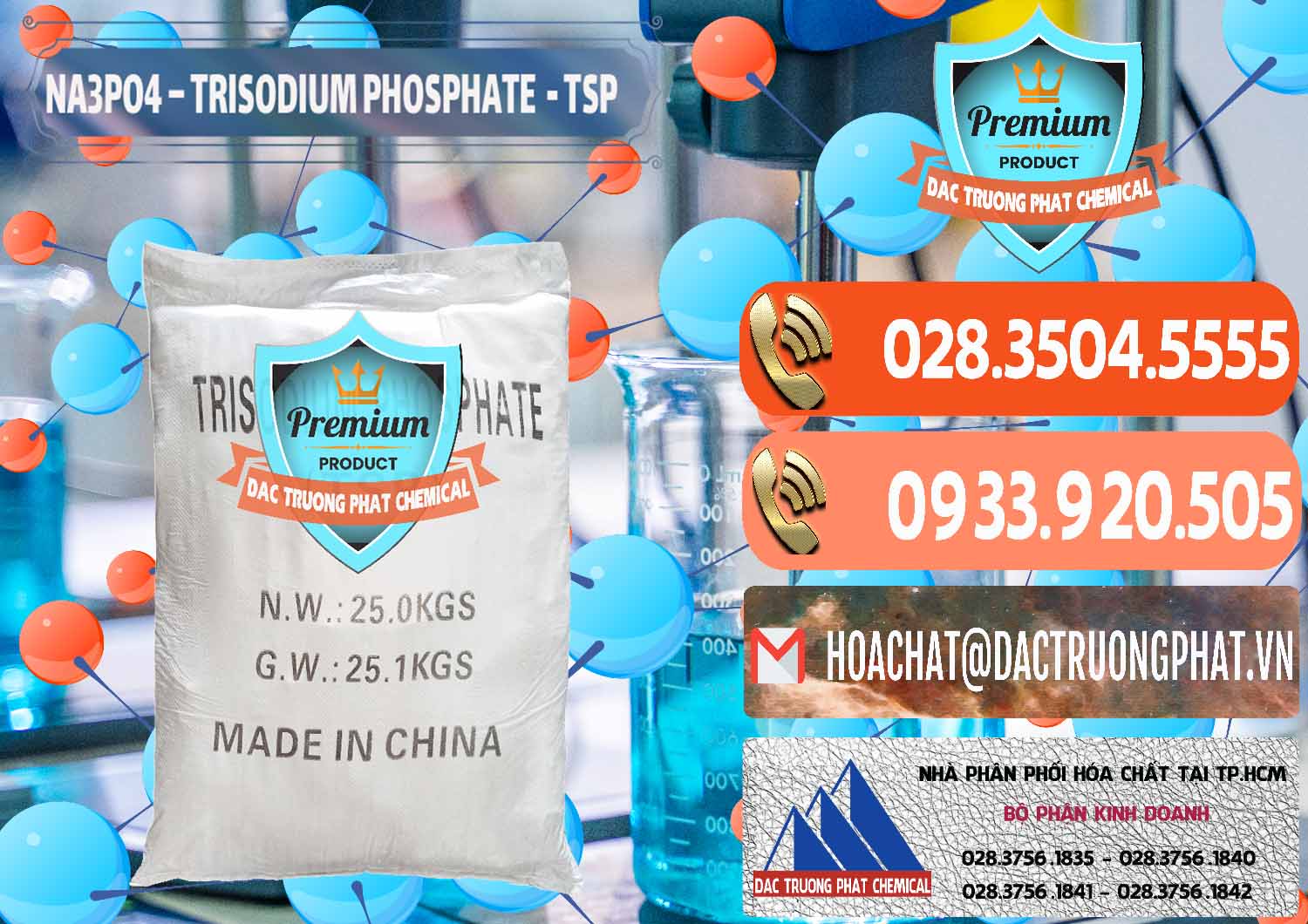 Đơn vị chuyên cung ứng — bán Natri Phosphat Bột - Trisodium Phosphate TSP Trung Quốc China tại Vĩnh Long Công ty bán - cung cấp Na3PO4 – Trisodium Phosphate Trung Quốc China TSP - 0103 - Công ty nhập khẩu - phân phối hóa chất tại TP.HCM - hoachatmientay.com