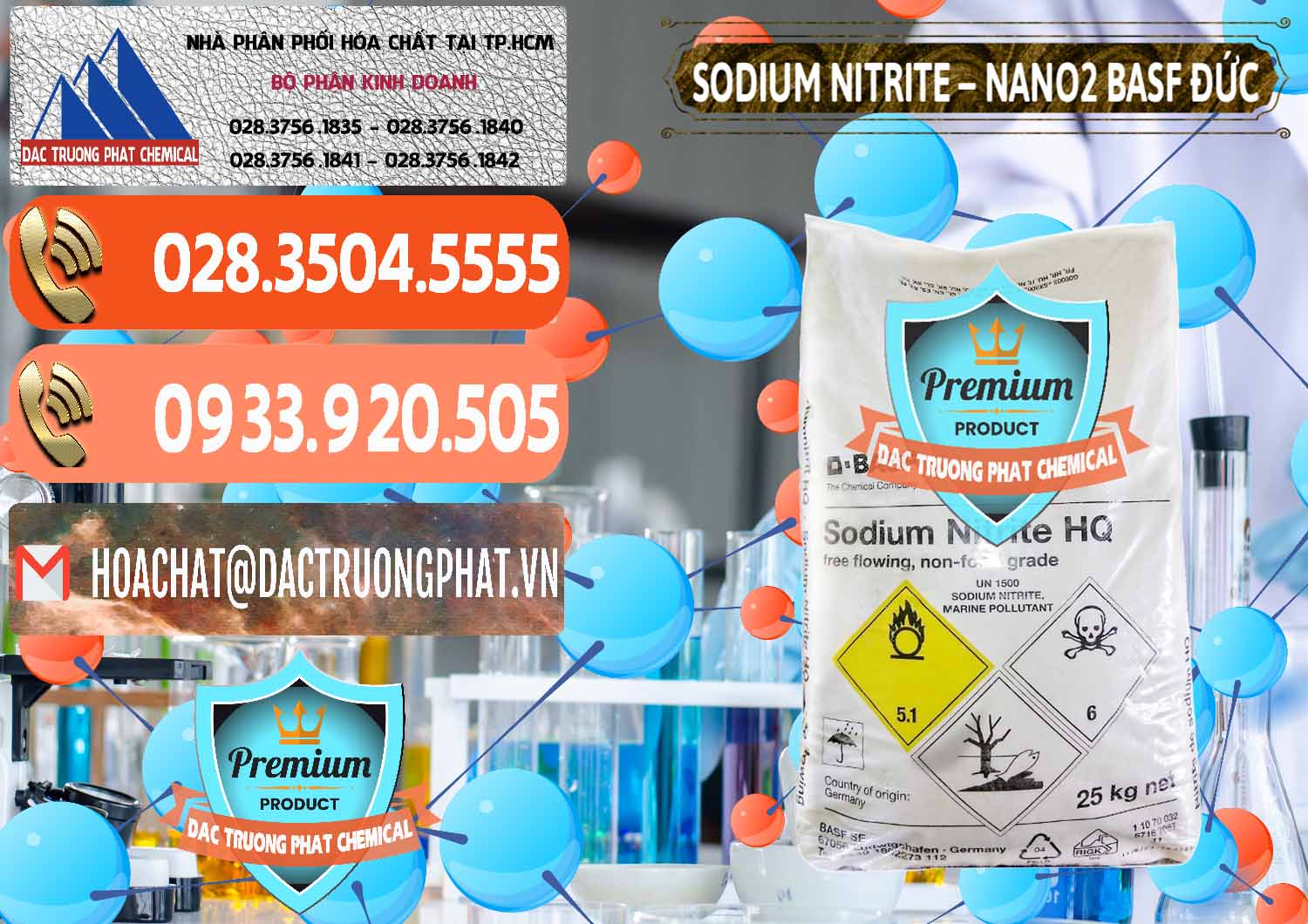 Nơi cung cấp _ bán Sodium Nitrite - NANO2 Đức BASF Germany - 0148 - Đơn vị chuyên kinh doanh - phân phối hóa chất tại TP.HCM - hoachatmientay.com