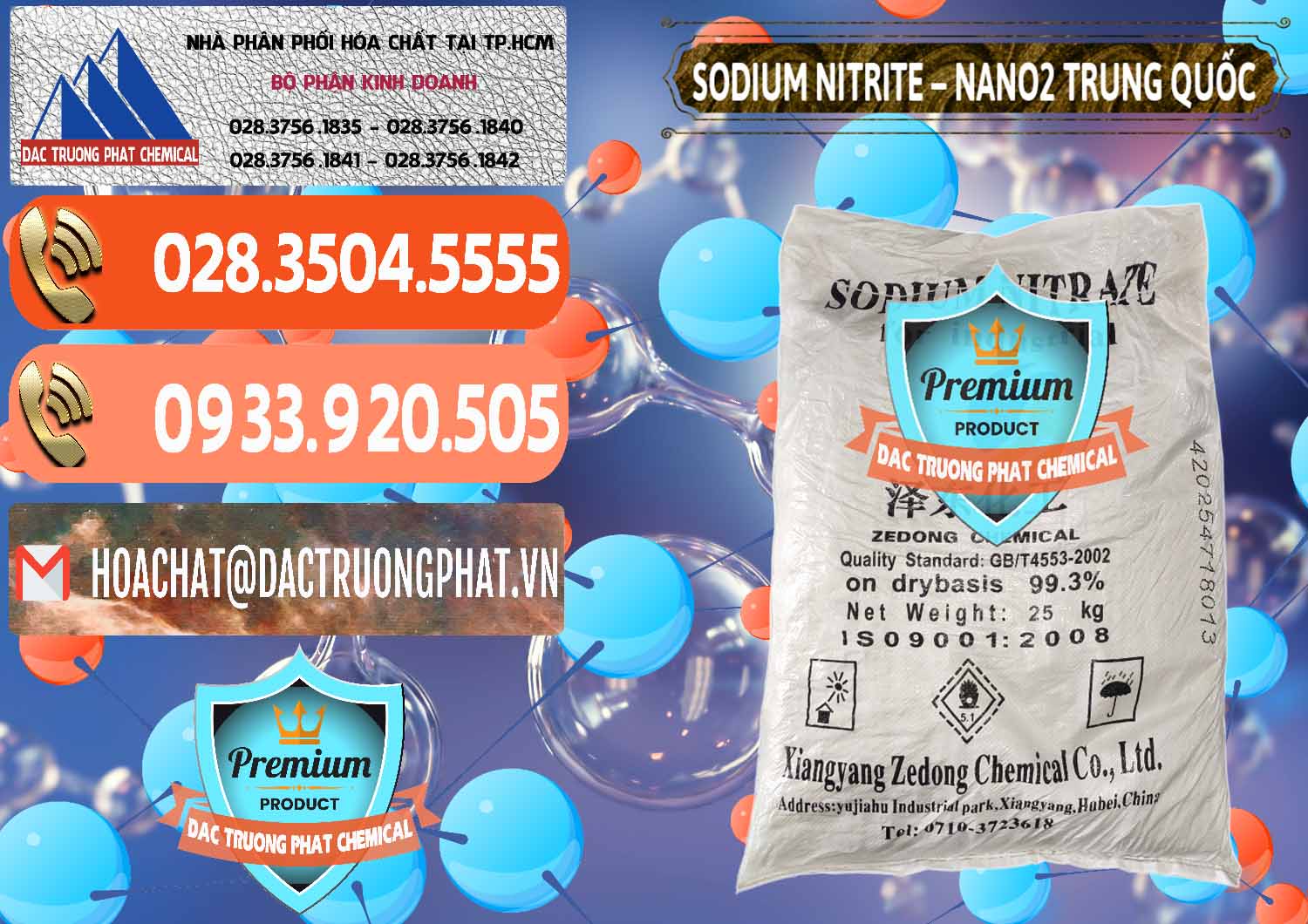 Chuyên bán ( cung ứng ) Sodium Nitrite - NANO2 Zedong Trung Quốc China - 0149 - Đơn vị chuyên bán và cung cấp hóa chất tại TP.HCM - hoachatmientay.com