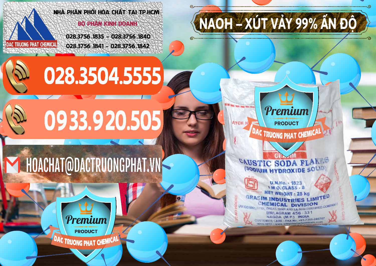 Công ty chuyên bán & cung ứng Xút Vảy - NaOH Vảy 99% Aditya Birla Grasim Ấn Độ India - 0171 - Nơi cung cấp & phân phối hóa chất tại TP.HCM - hoachatmientay.com
