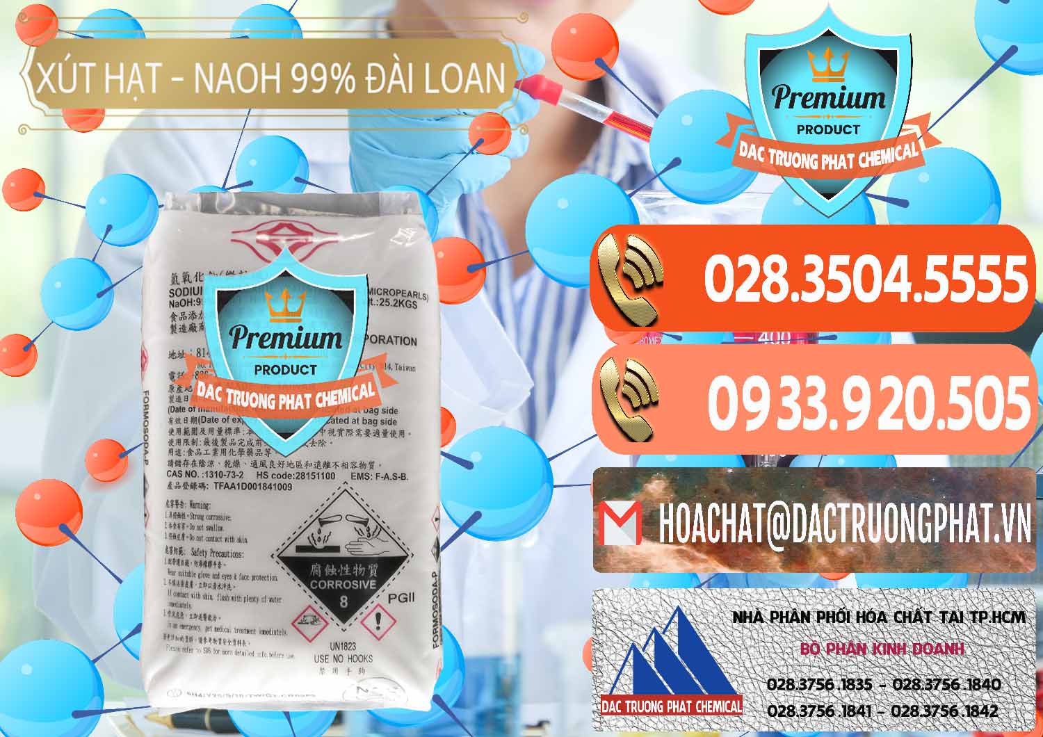 Nơi chuyên kinh doanh ( bán ) Xút Hạt - NaOH Bột 99% Đài Loan Taiwan Formosa - 0167 - Đơn vị chuyên bán - phân phối hóa chất tại TP.HCM - hoachatmientay.com