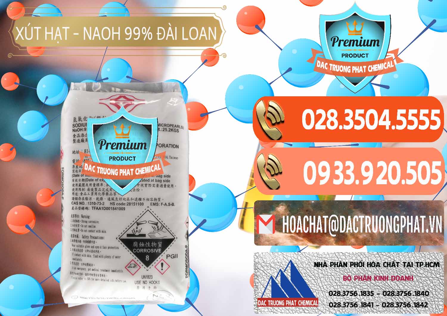 Bán và cung cấp Xút Hạt - NaOH Bột 99% Đài Loan Taiwan Formosa - 0167 - Chuyên kinh doanh - phân phối hóa chất tại TP.HCM - hoachatmientay.com