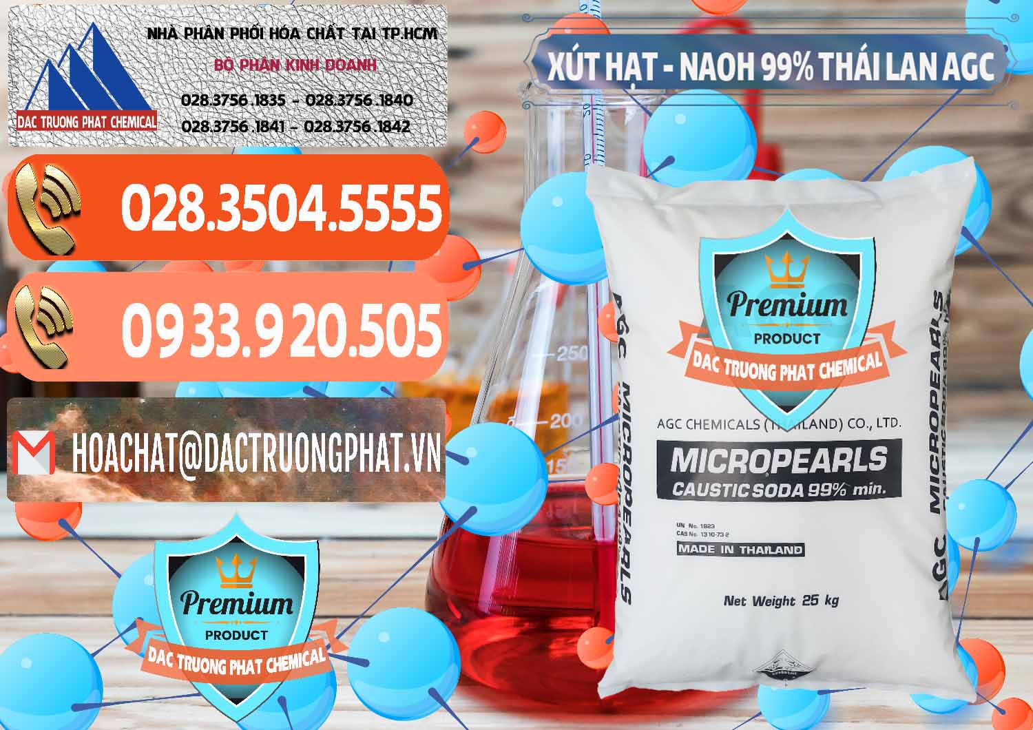 Công ty kinh doanh và bán Xút Hạt - NaOH Bột 99% AGC Thái Lan - 0168 - Công ty chuyên phân phối _ bán hóa chất tại TP.HCM - hoachatmientay.com