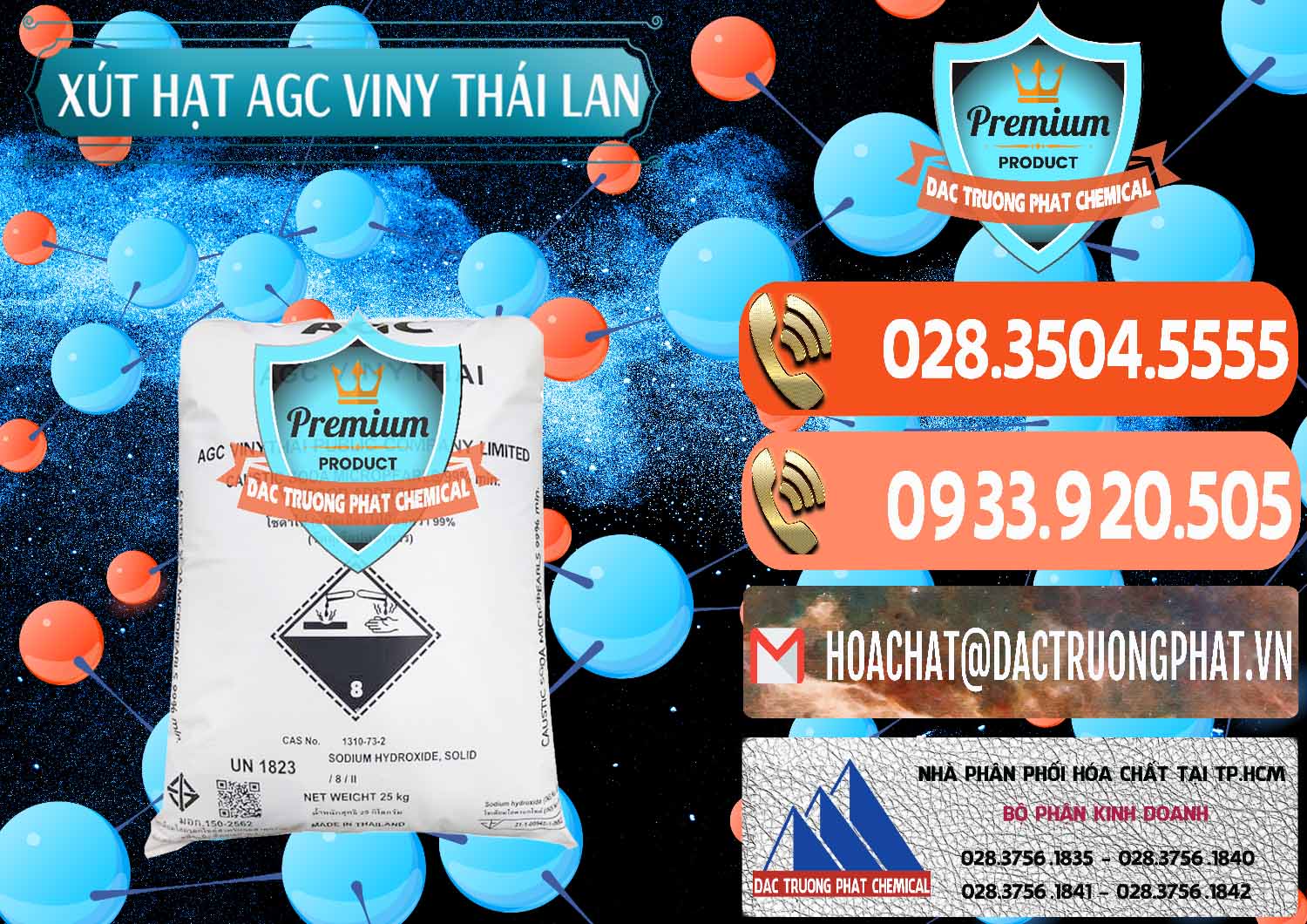 Đơn vị bán ( cung ứng ) Xút Hạt - NaOH Bột 99% AGC Viny Thái Lan - 0399 - Công ty phân phối & cung cấp hóa chất tại TP.HCM - hoachatmientay.com
