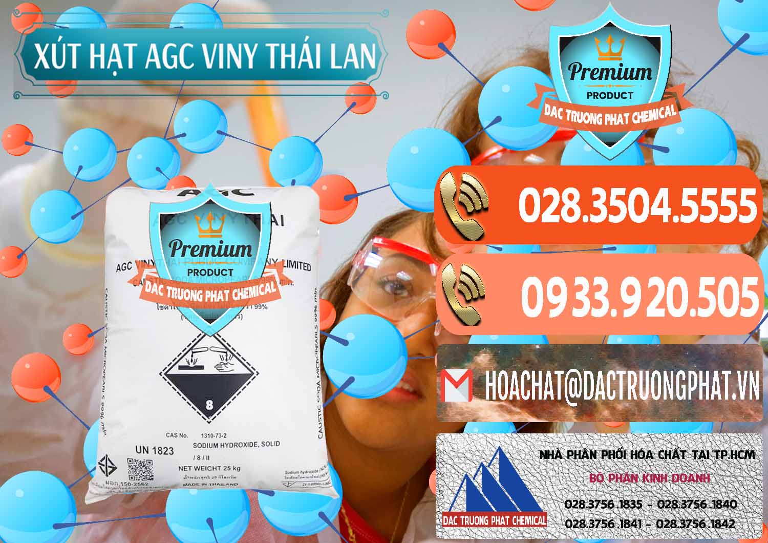 Đơn vị cung ứng ( bán ) Xút Hạt - NaOH Bột 99% AGC Viny Thái Lan - 0399 - Cty bán _ phân phối hóa chất tại TP.HCM - hoachatmientay.com