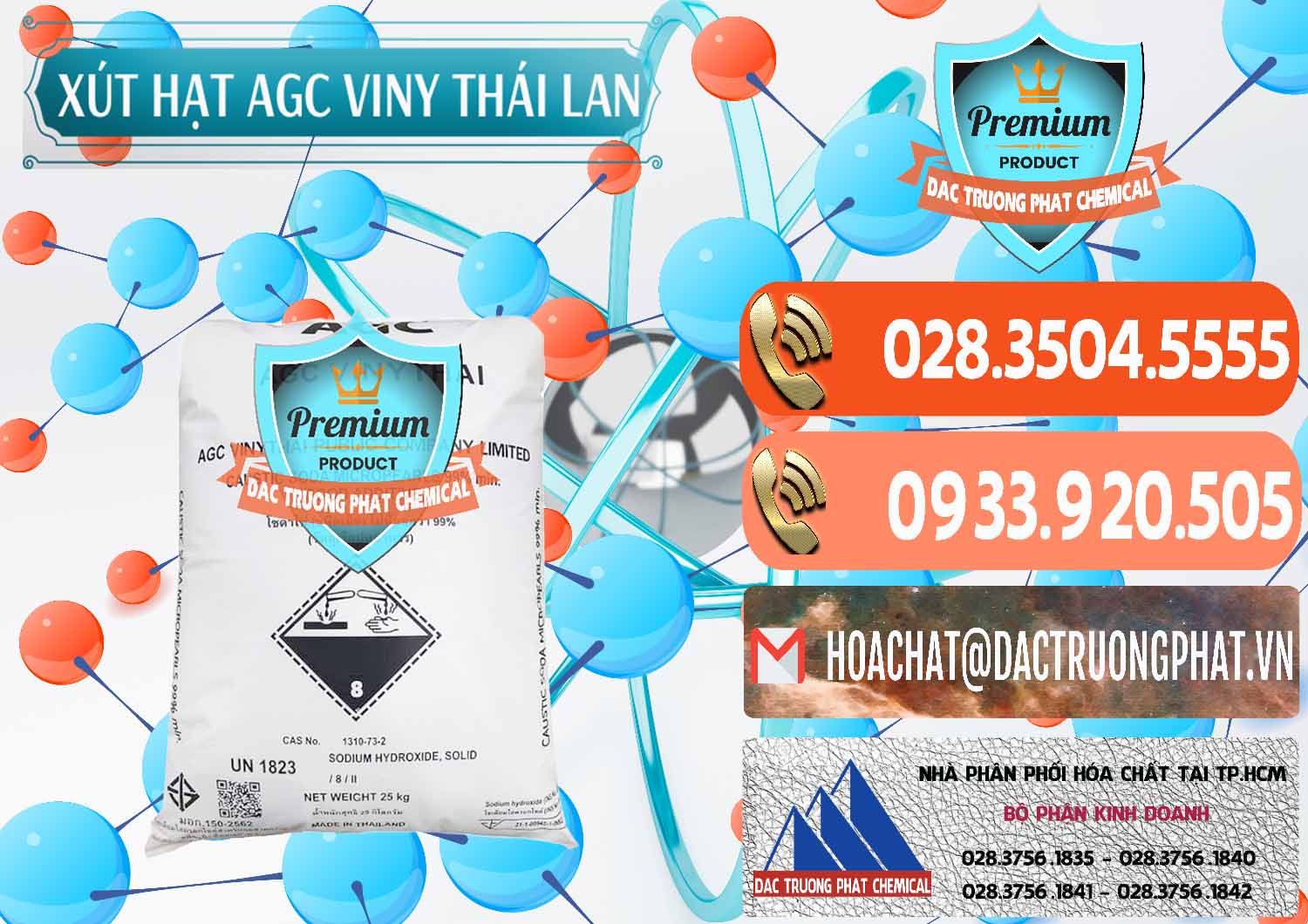 Đơn vị chuyên bán _ cung ứng Xút Hạt - NaOH Bột 99% AGC Viny Thái Lan - 0399 - Cty bán - phân phối hóa chất tại TP.HCM - hoachatmientay.com