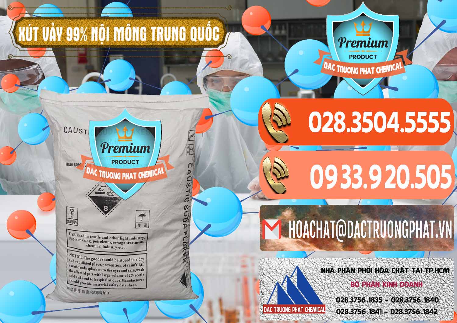 Chuyên phân phối & bán Xút Vảy - NaOH Vảy 99% Nội Mông Trung Quốc China - 0228 - Đơn vị chuyên bán - phân phối hóa chất tại TP.HCM - hoachatmientay.com