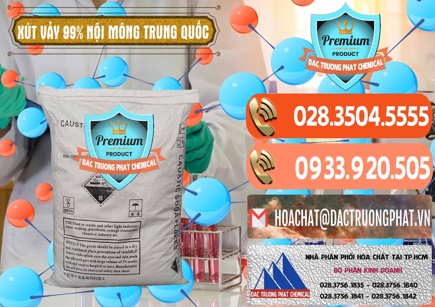 Công ty phân phối ( bán ) Xút Vảy - NaOH Vảy 99% Nội Mông Trung Quốc China - 0228 - Cty phân phối - cung ứng hóa chất tại TP.HCM - hoachatmientay.com