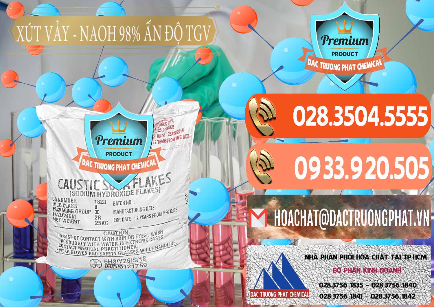 Nhà thương mại > bán Hidroxit Natri Flakes * NaOH Vảy 98% TGV Ấn Độ India Đơn vị chuyên nhập khẩu & bán Xút Vảy - NaOH Vảy 98% TGV Ấn Độ India - 0169 - Cty cung cấp - nhập khẩu hóa chất tại TP.HCM - hoachatmientay.com