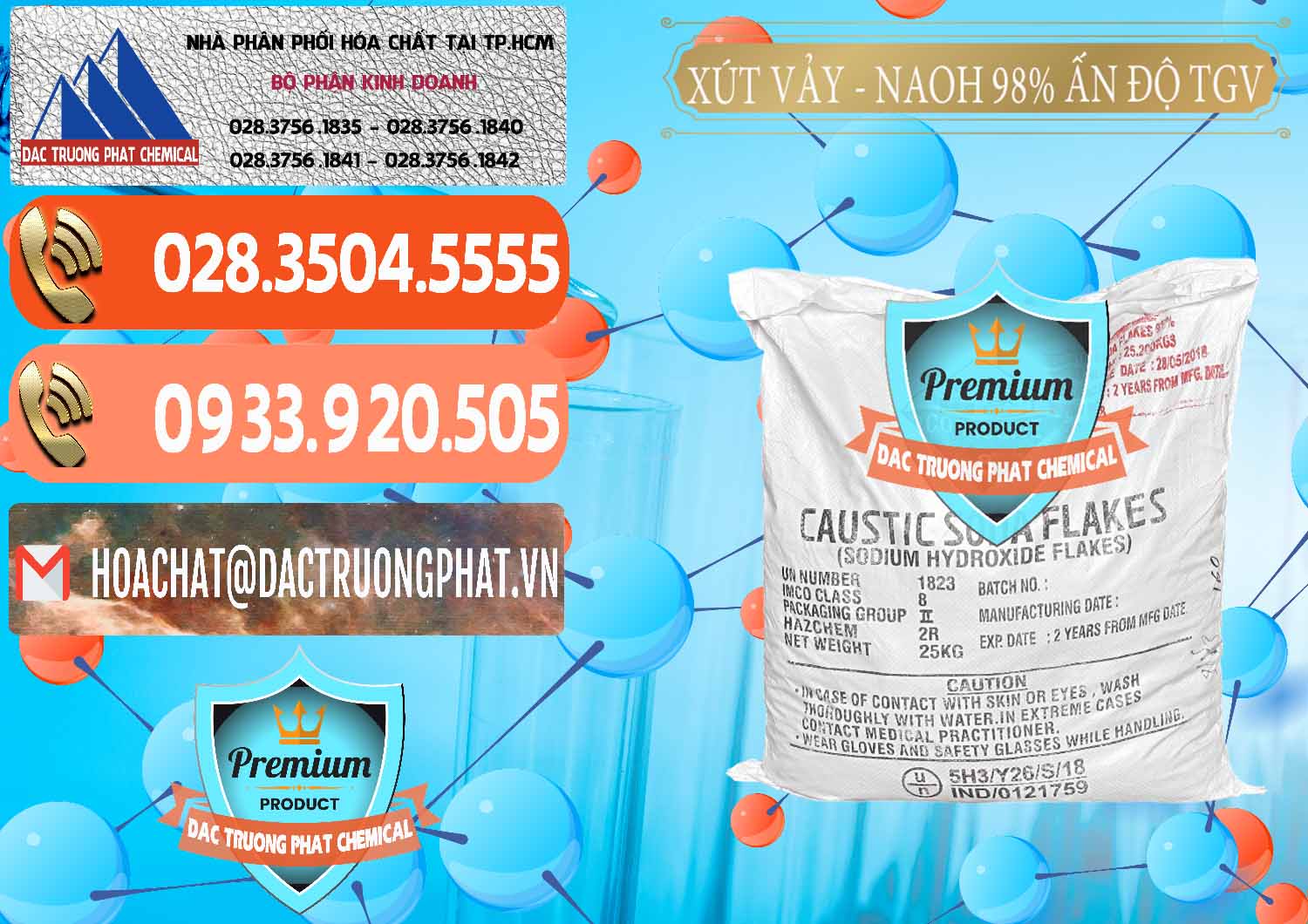 Công ty chuyên bán # phân phối hóa chất Natri Hydroxide Dạng Vảy ß Caustic Soda Flakes 98% TGV Ấn Độ India Chuyên cung cấp - bán Xút Vảy - NaOH Vảy 98% TGV Ấn Độ India - 0169 - Phân phối - bán hóa chất tại TP.HCM - hoachatmientay.com